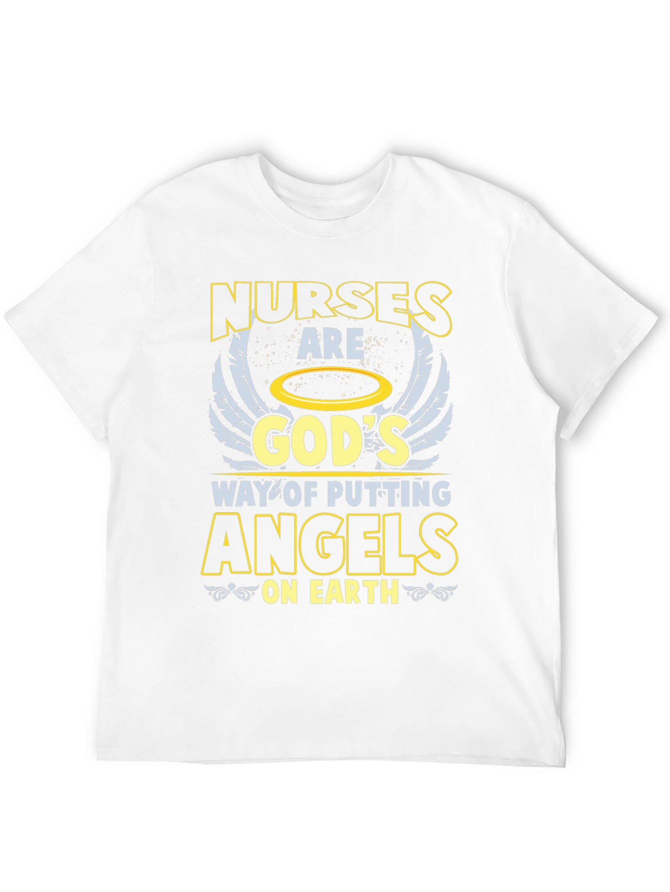 Nurses Are Gods Angels Graphic Tee
