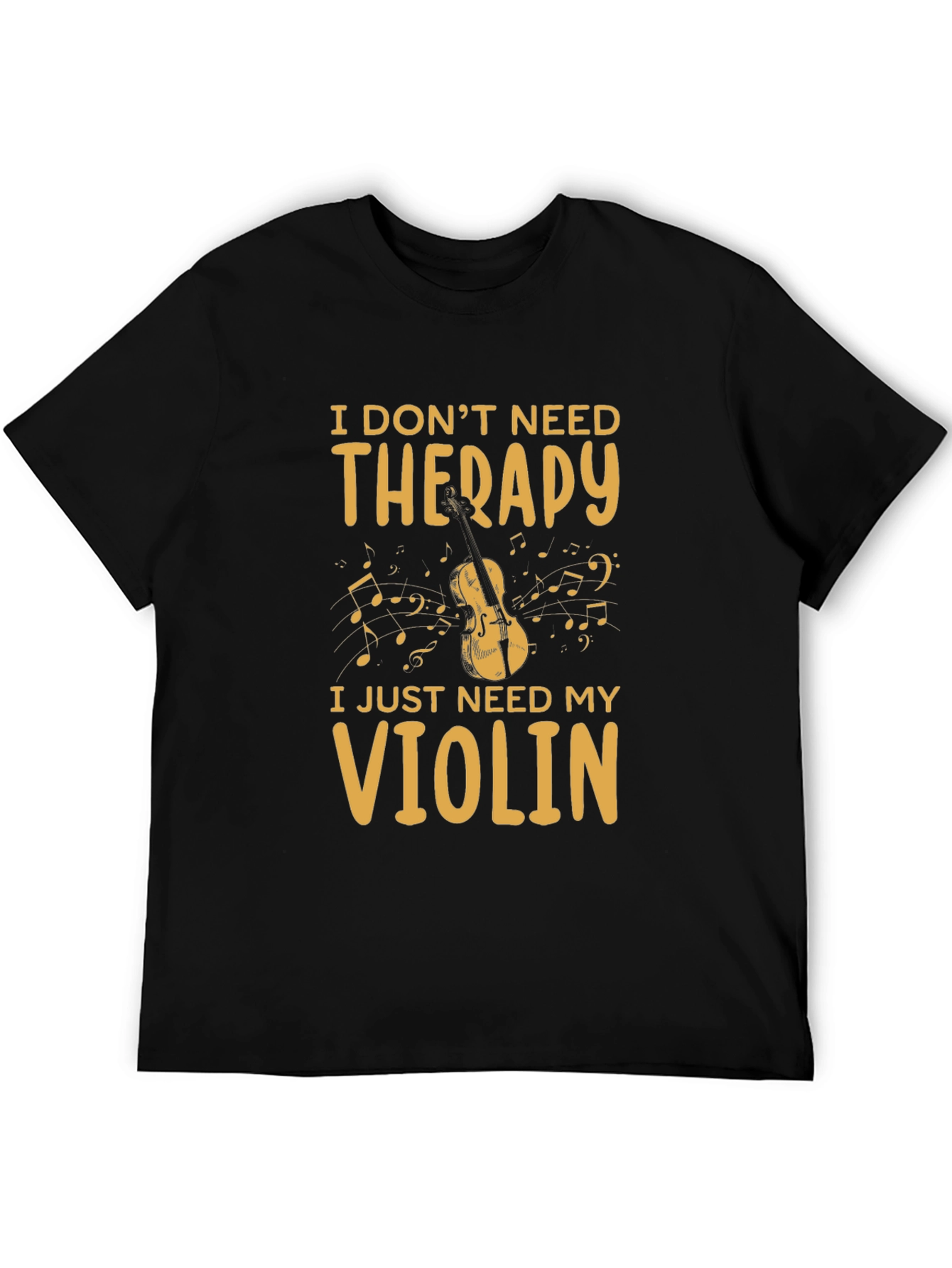Therapy Violin Graphic T-Shirt