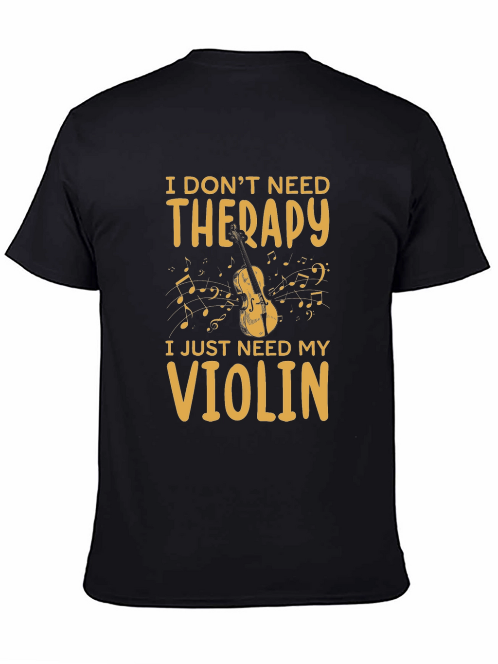 Therapy Violin Graphic T-Shirt