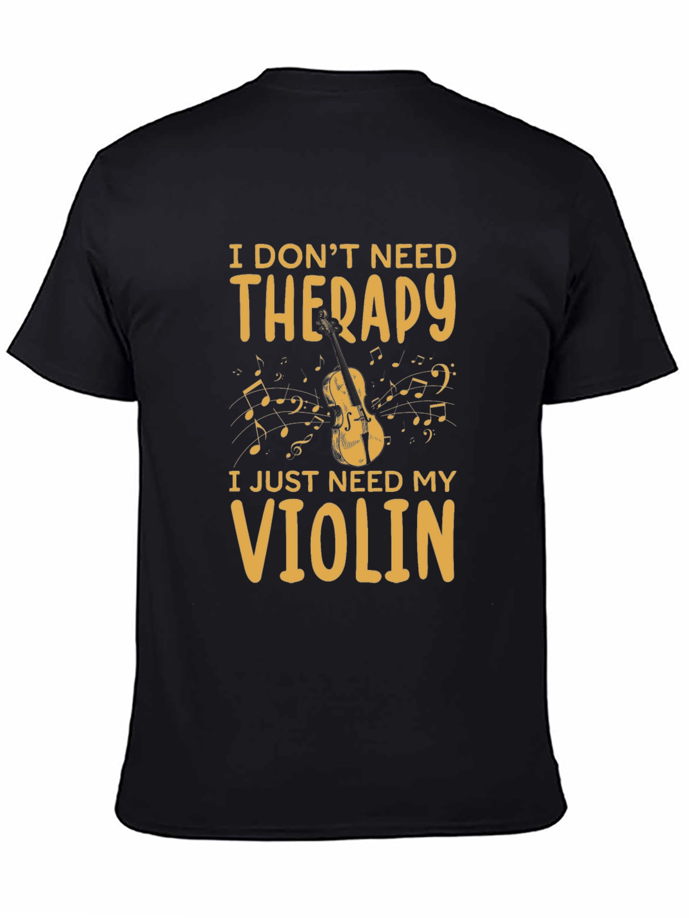 Therapy Violin Graphic T-Shirt