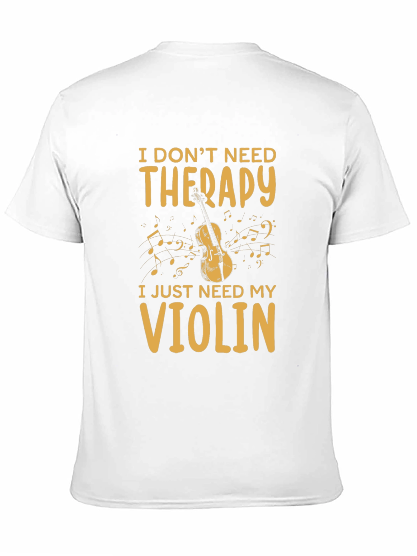 Therapy Violin Graphic T-Shirt