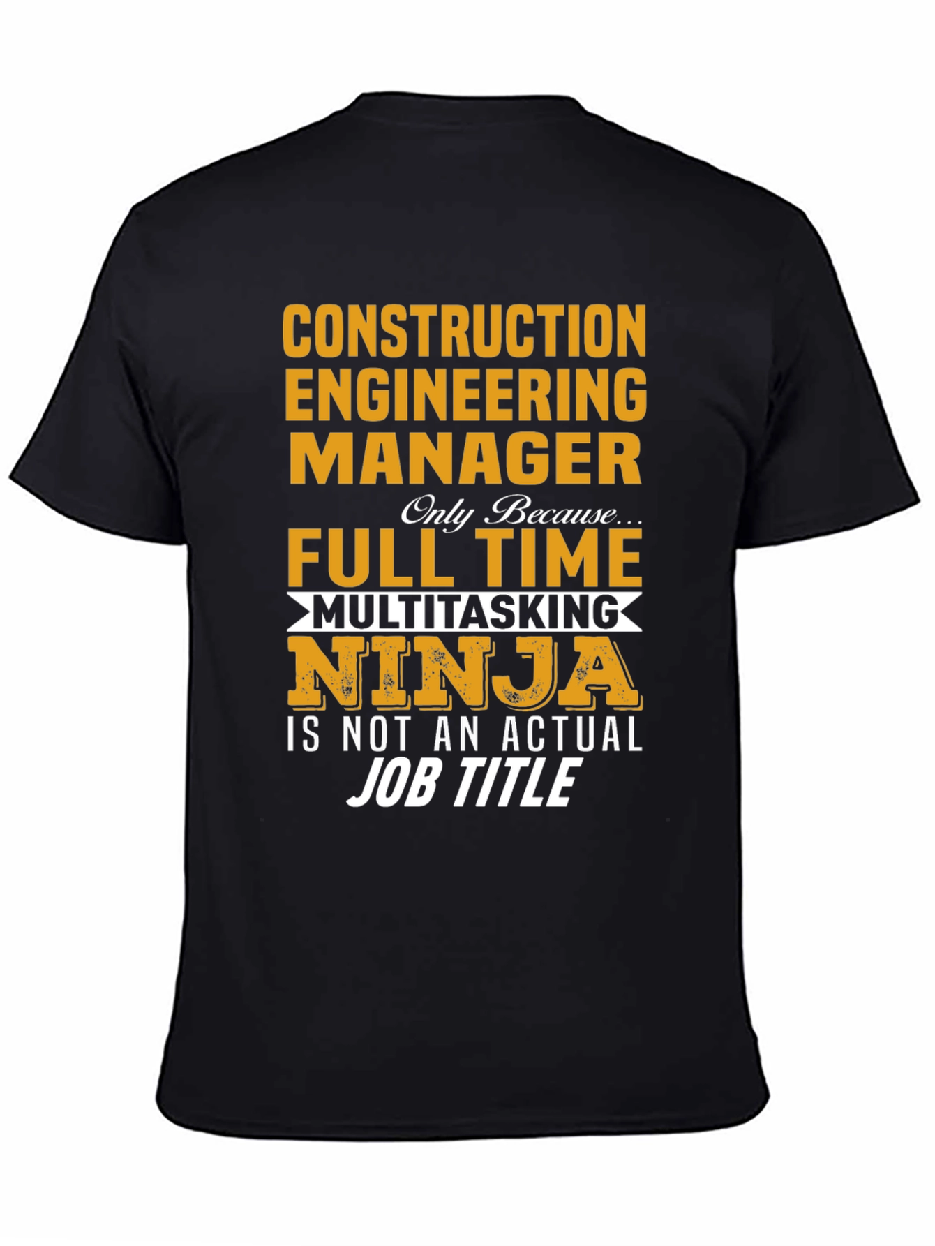 Construction Engineer Ninja T-Shirt