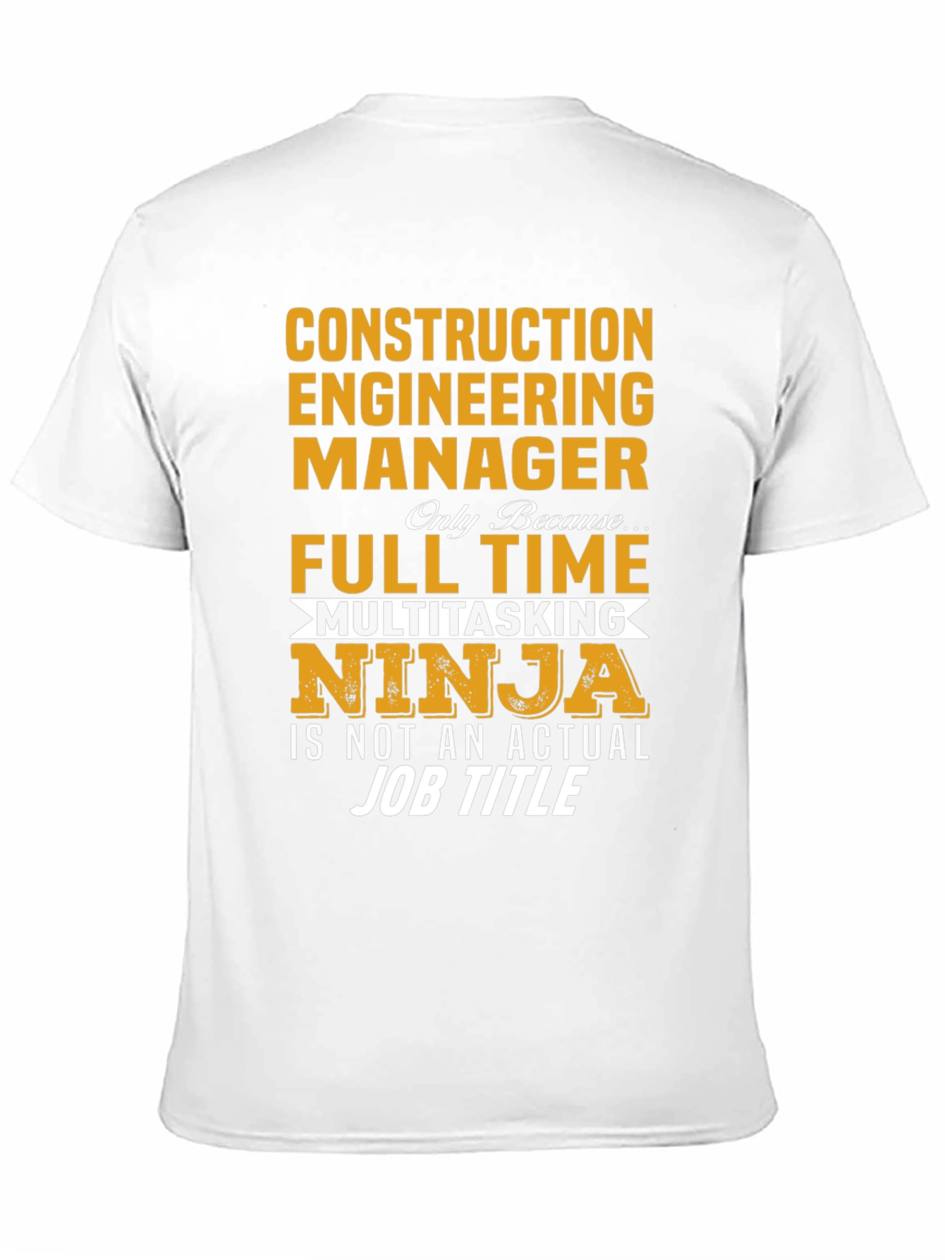 Construction Engineer Ninja T-Shirt