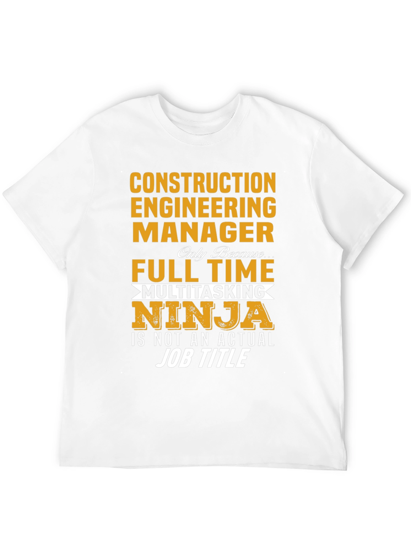 Construction Engineer Ninja T-Shirt