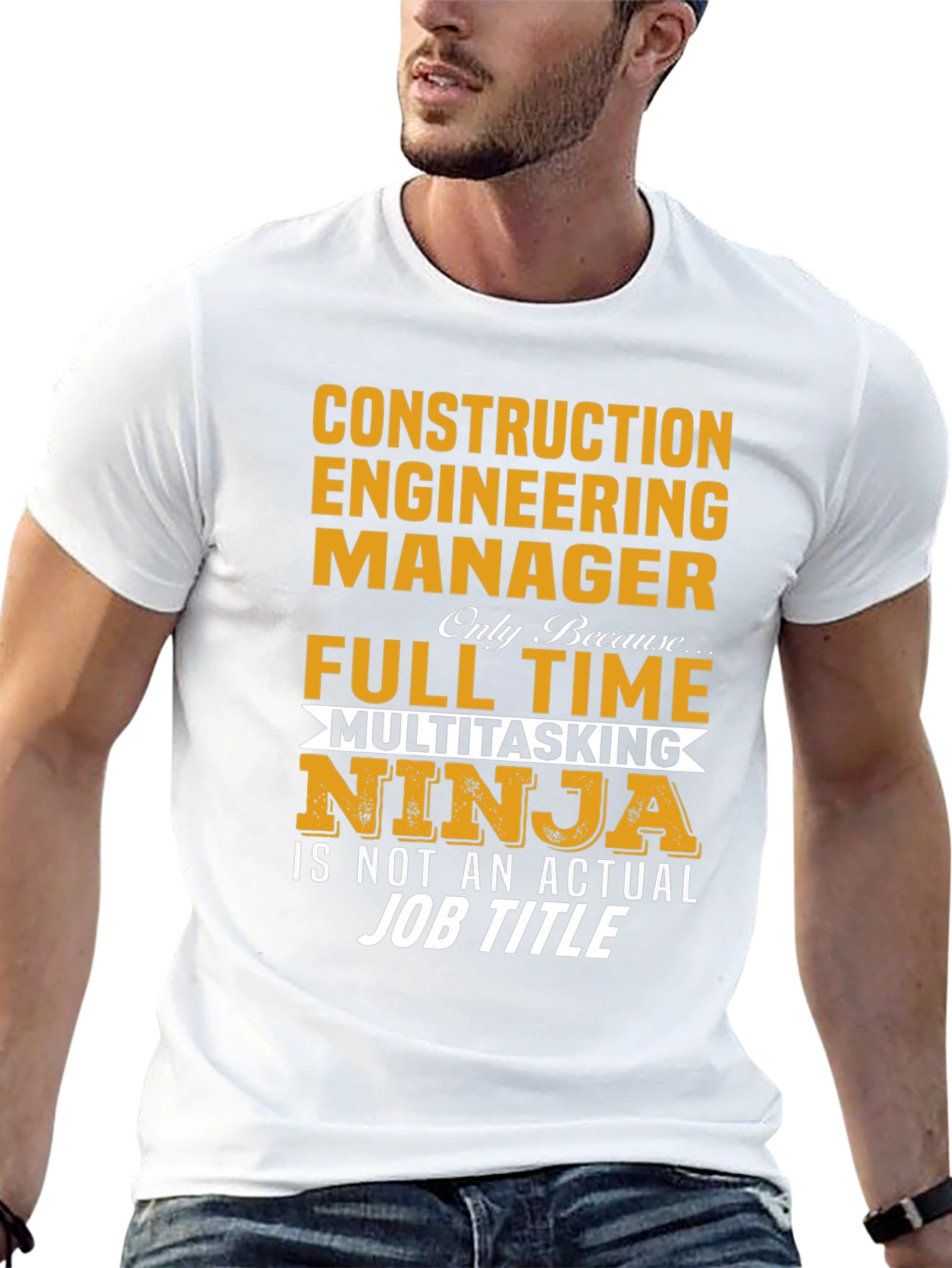 Construction Engineer Ninja T-Shirt