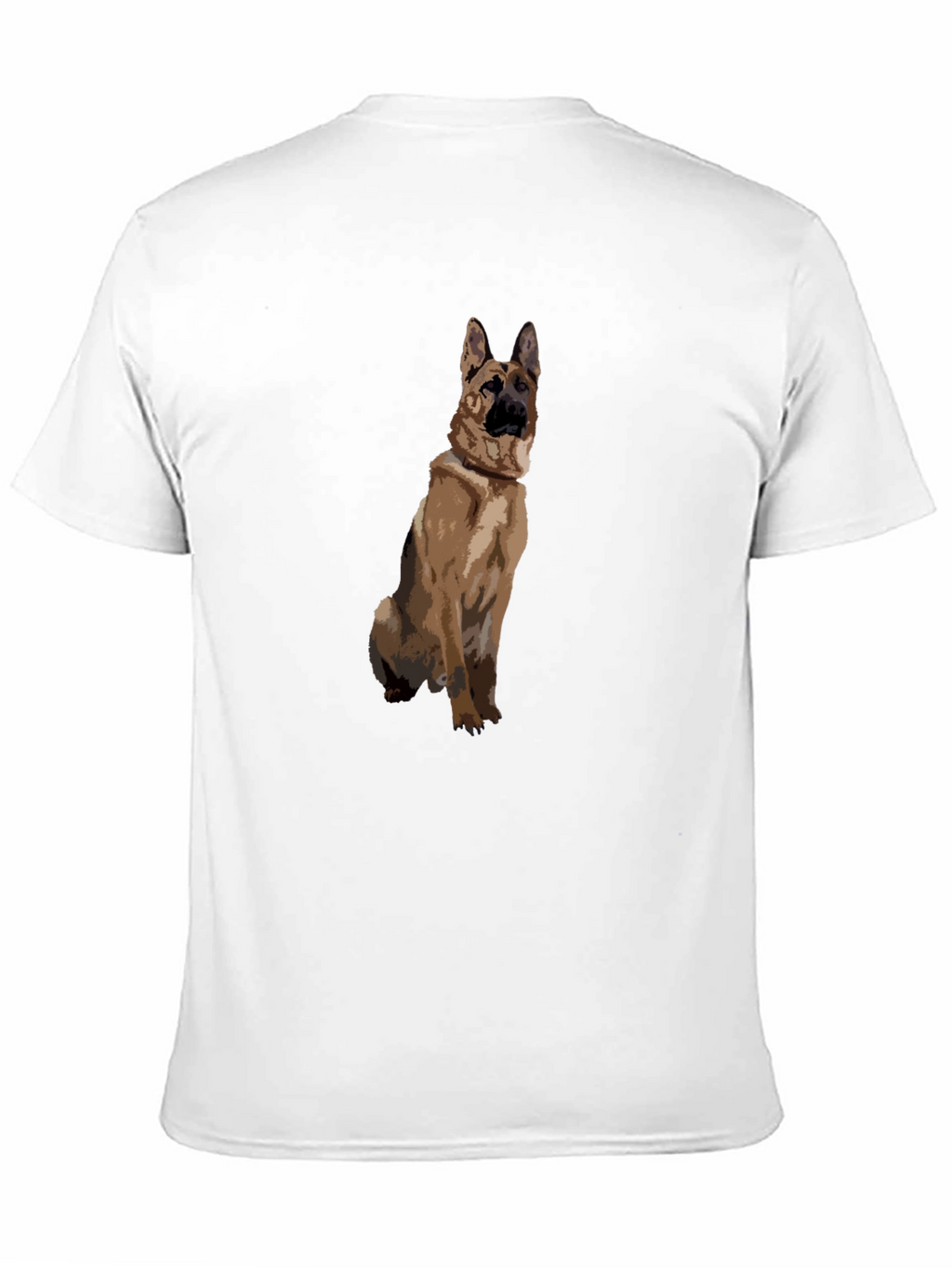 German Shepherd Graphic Black T-Shirt