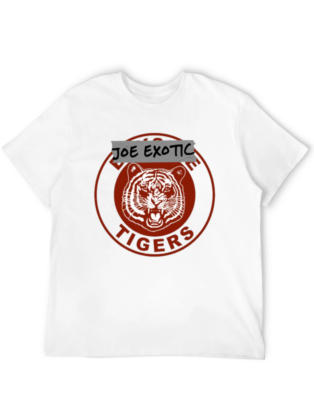 Joe Exotic Tigers Graphic T-Shirt Black Cotton Tee