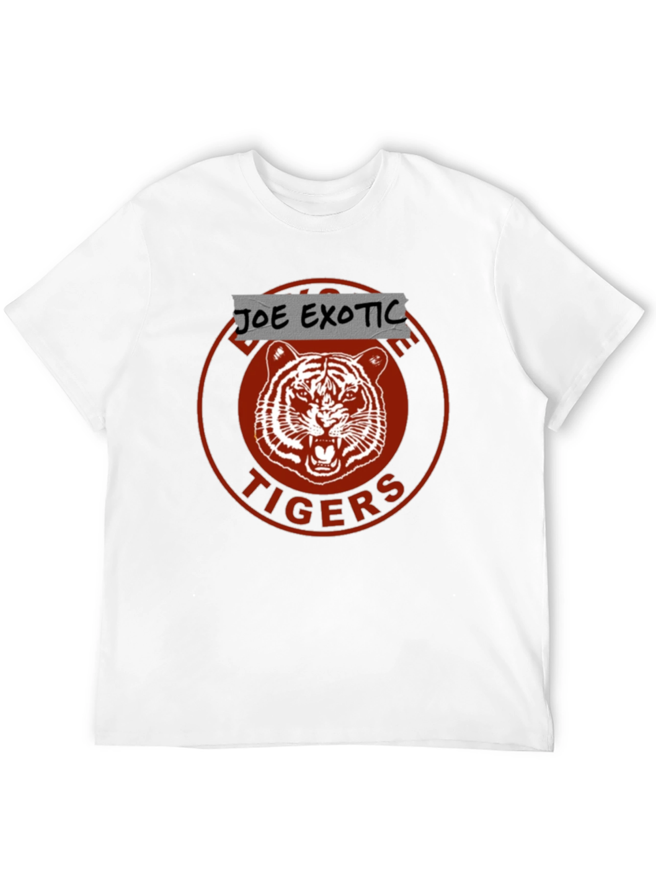 Joe Exotic Tigers Graphic T-Shirt Black Cotton Tee