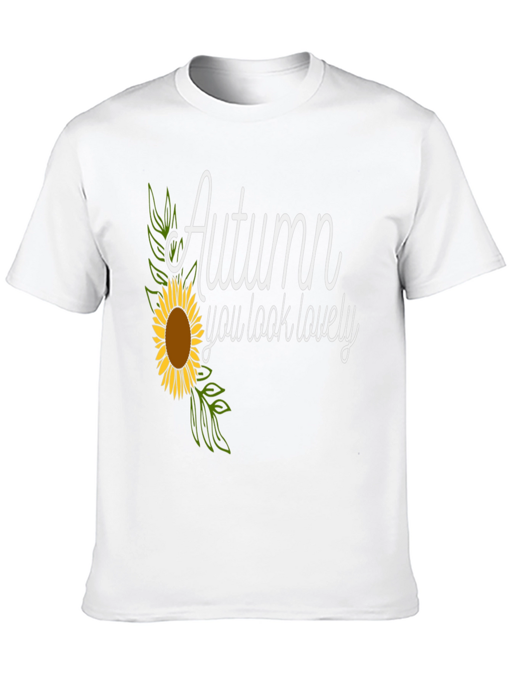 Autumn Sunflower Graphic Tee - You Look Lovely