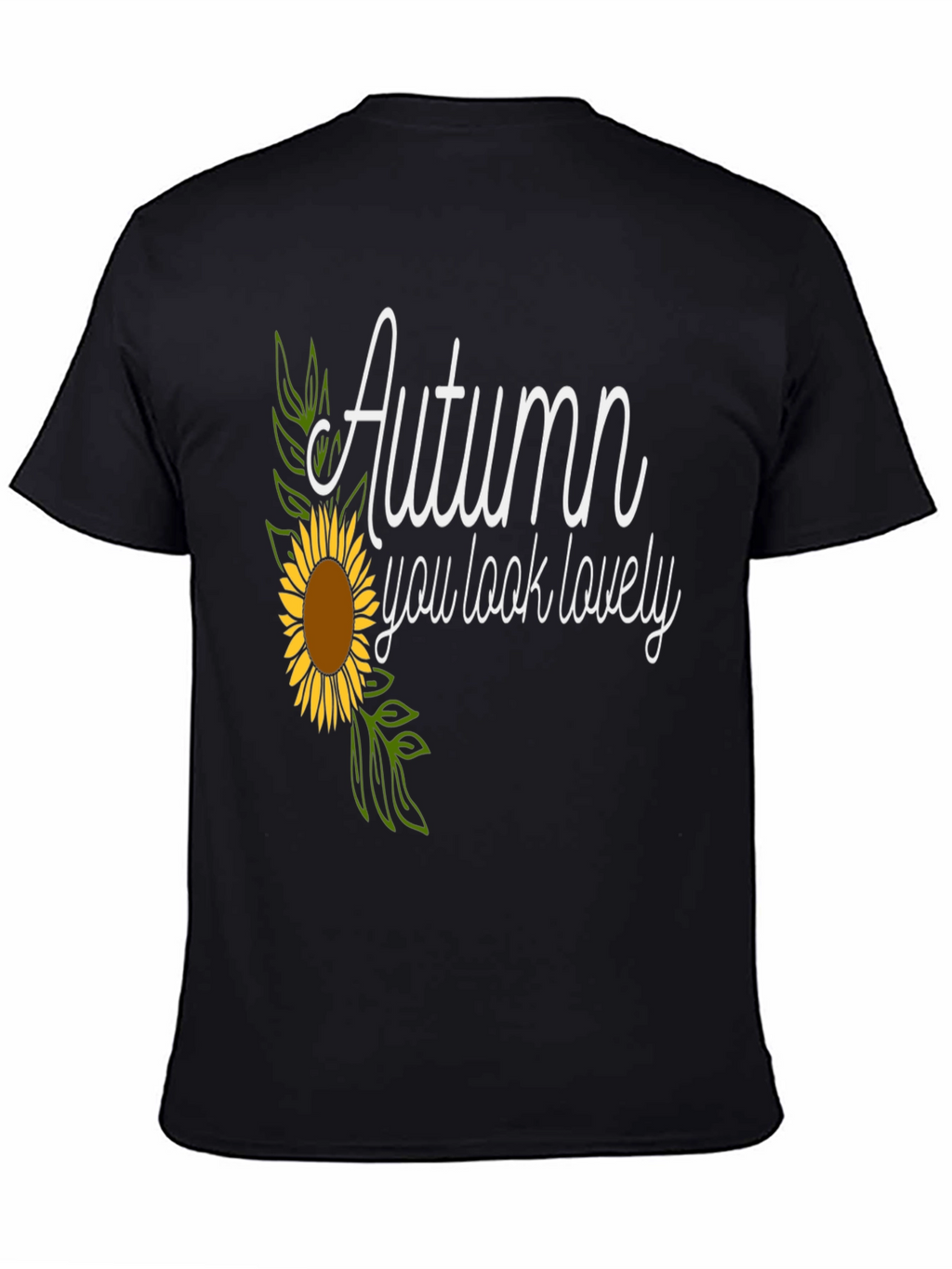 Autumn Sunflower Graphic Tee - You Look Lovely