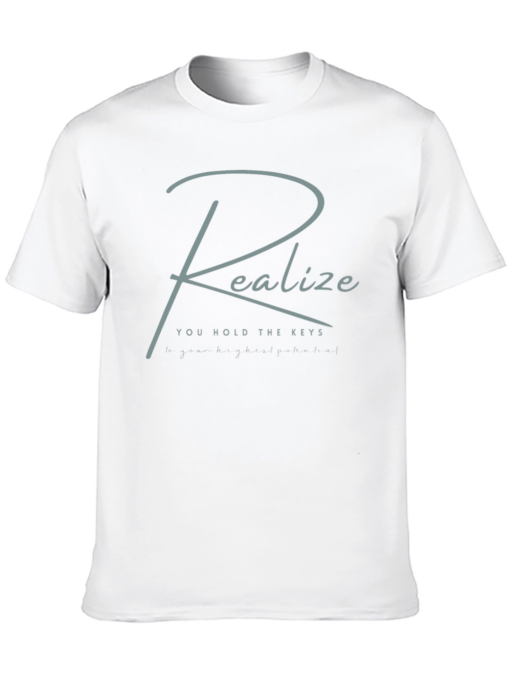 Realize Your Potential Black Graphic T-Shirt