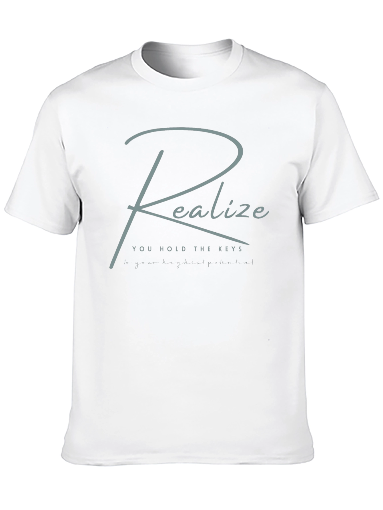 Realize Your Potential Black Graphic T-Shirt