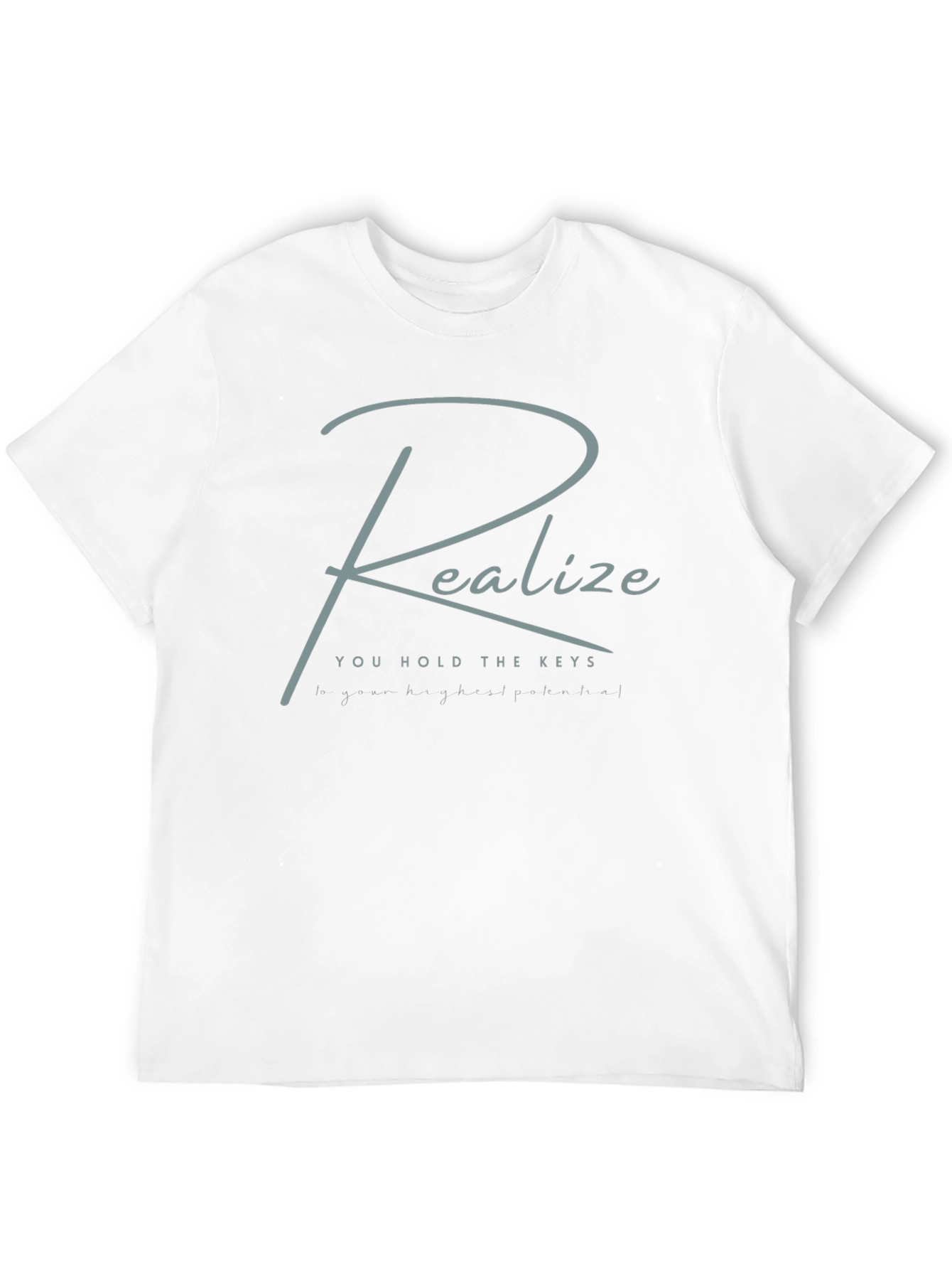 Realize Your Potential Black Graphic T-Shirt