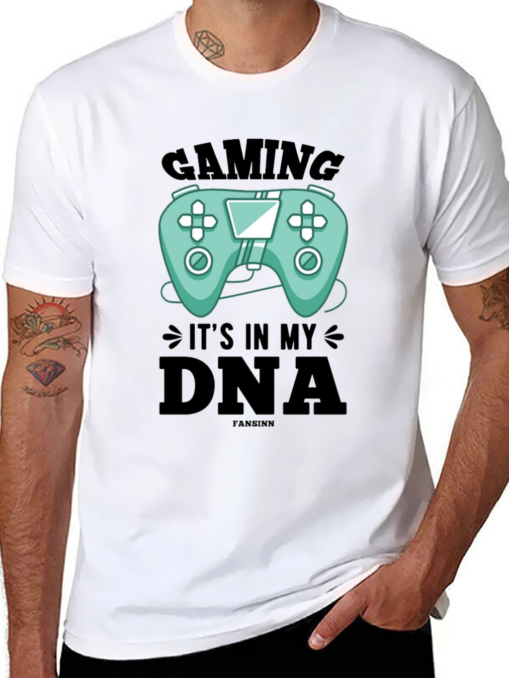 Gaming DNA Graphic Tee - Gamer T-Shirt