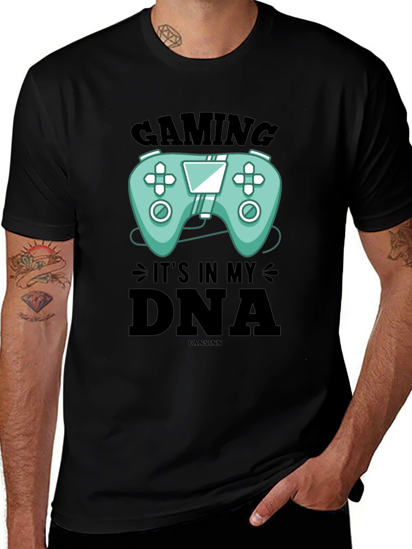 Gaming DNA Graphic Tee - Gamer T-Shirt