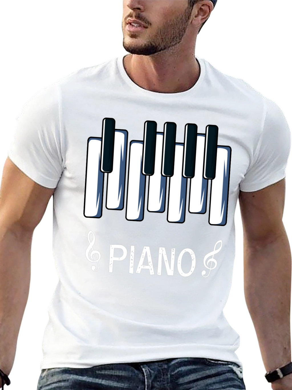 Piano Keys Music Lover T-Shirt