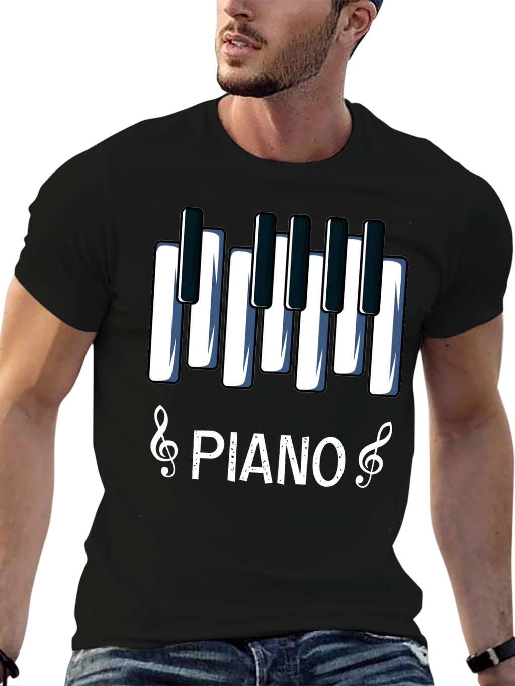 Piano Keys Music Lover T-Shirt