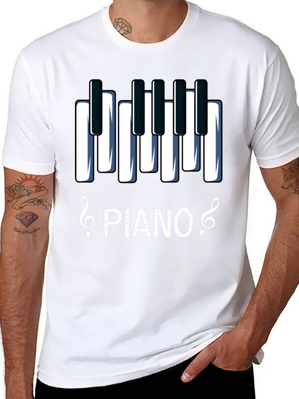 Piano Keys Music Lover T-Shirt