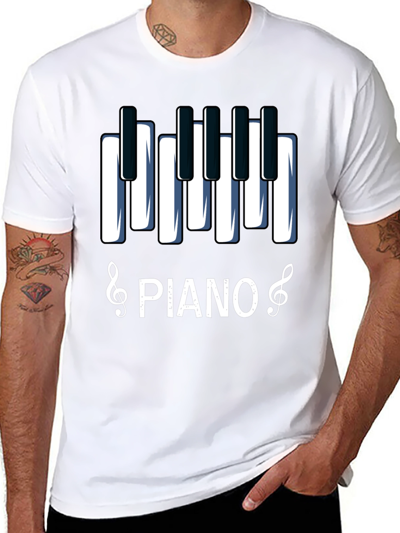 Piano Keys Music Lover T-Shirt
