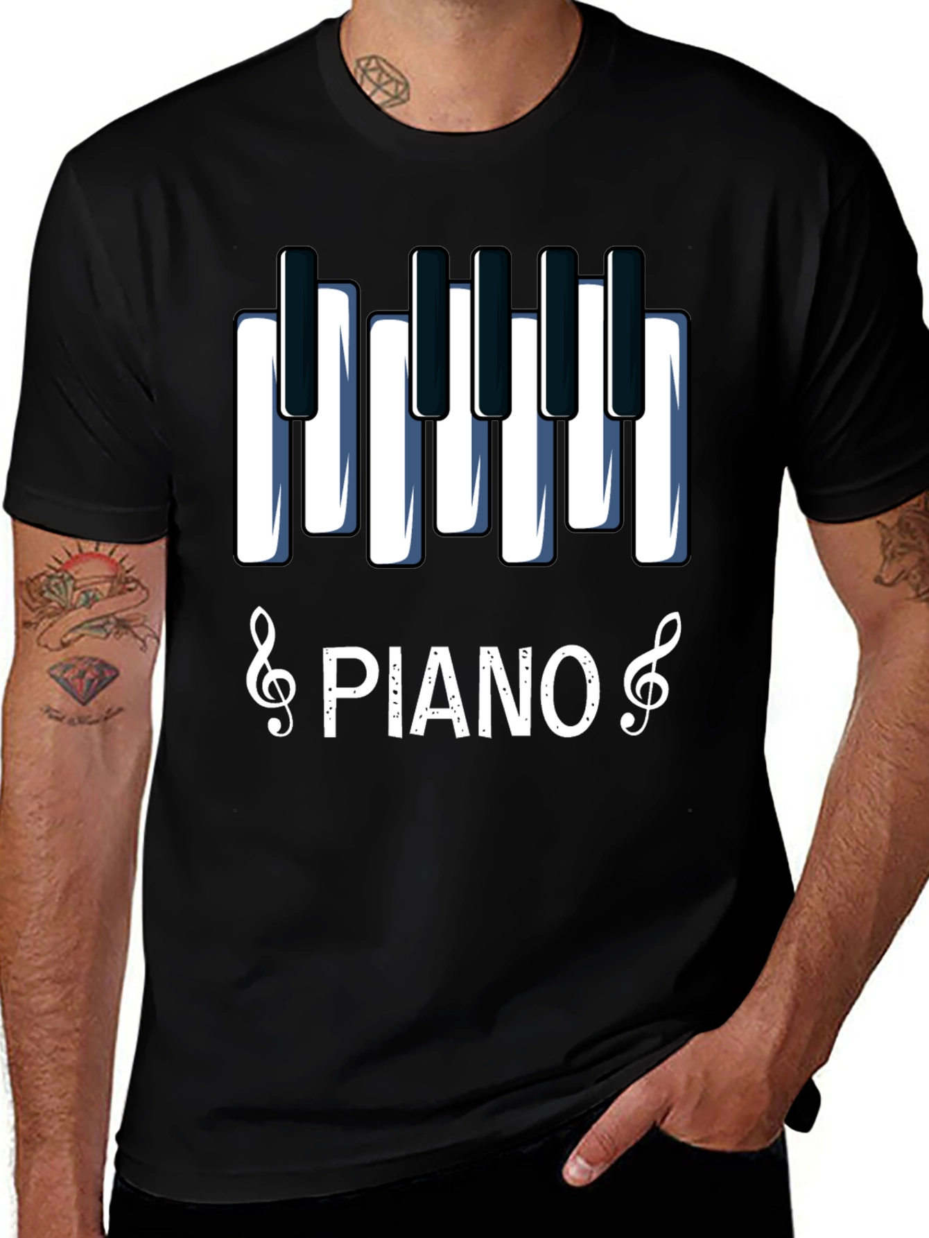 Piano Keys Music Lover T-Shirt