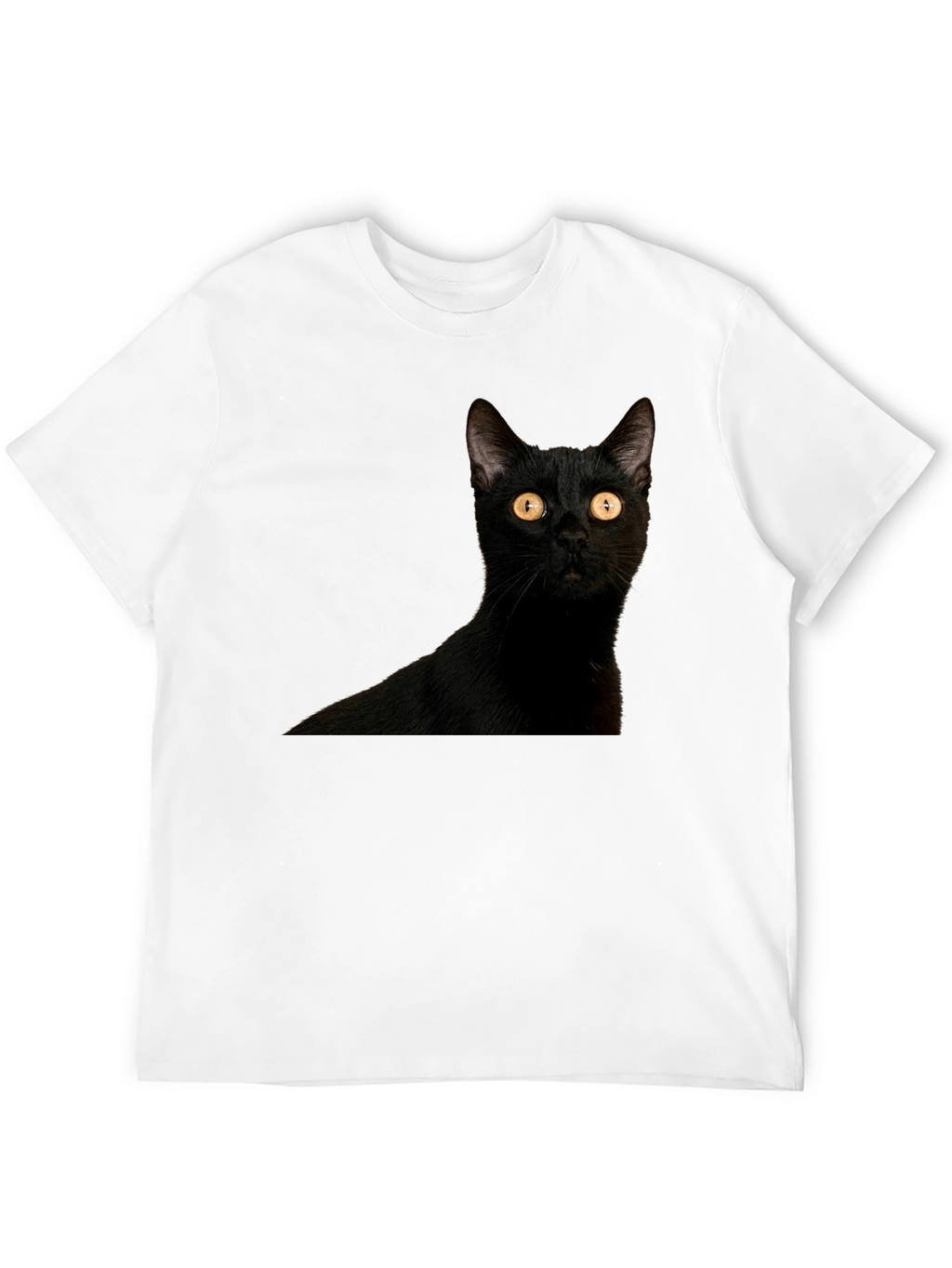 Black Cat Graphic T-Shirt - Mens Fashion Tee