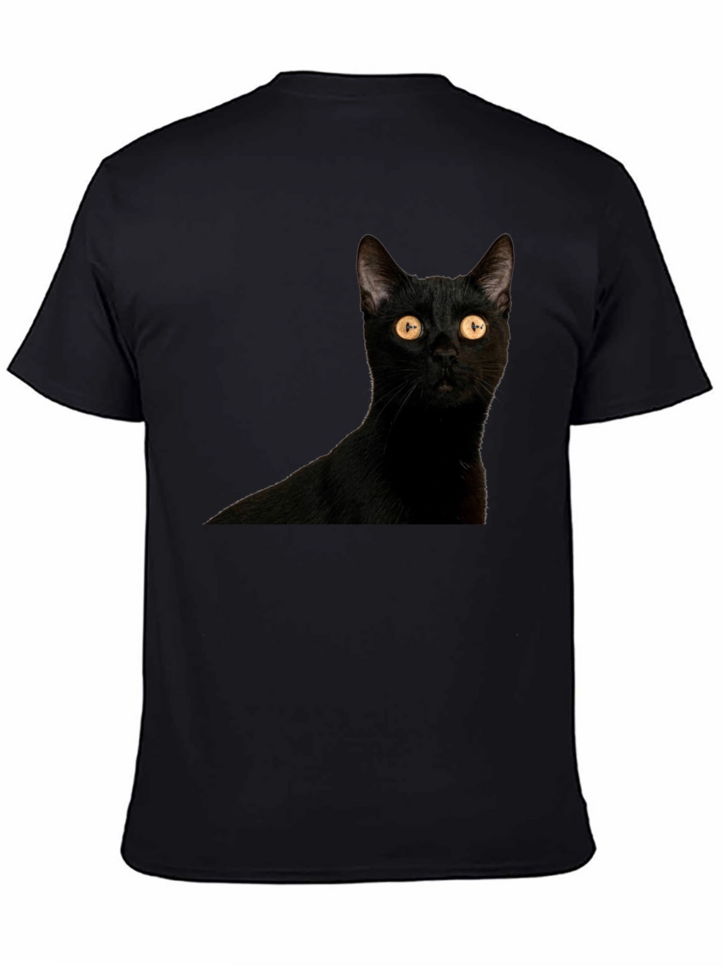 Black Cat Graphic T-Shirt - Mens Fashion Tee