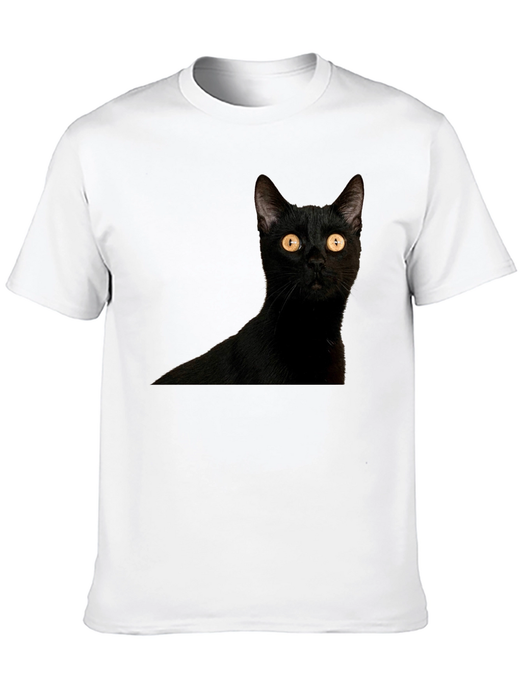 Black Cat Graphic T-Shirt - Mens Fashion Tee