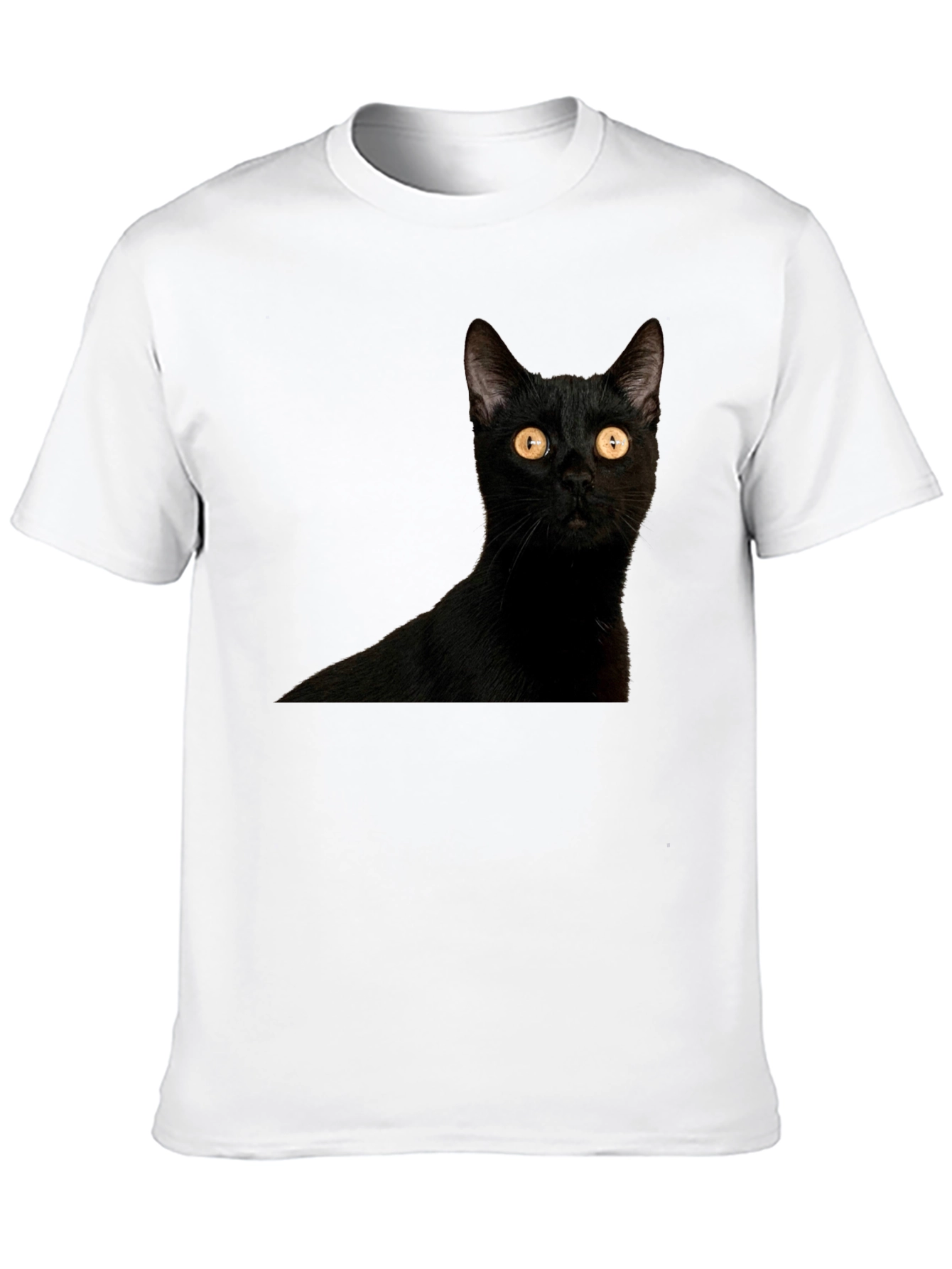 Black Cat Graphic T-Shirt - Mens Fashion Tee