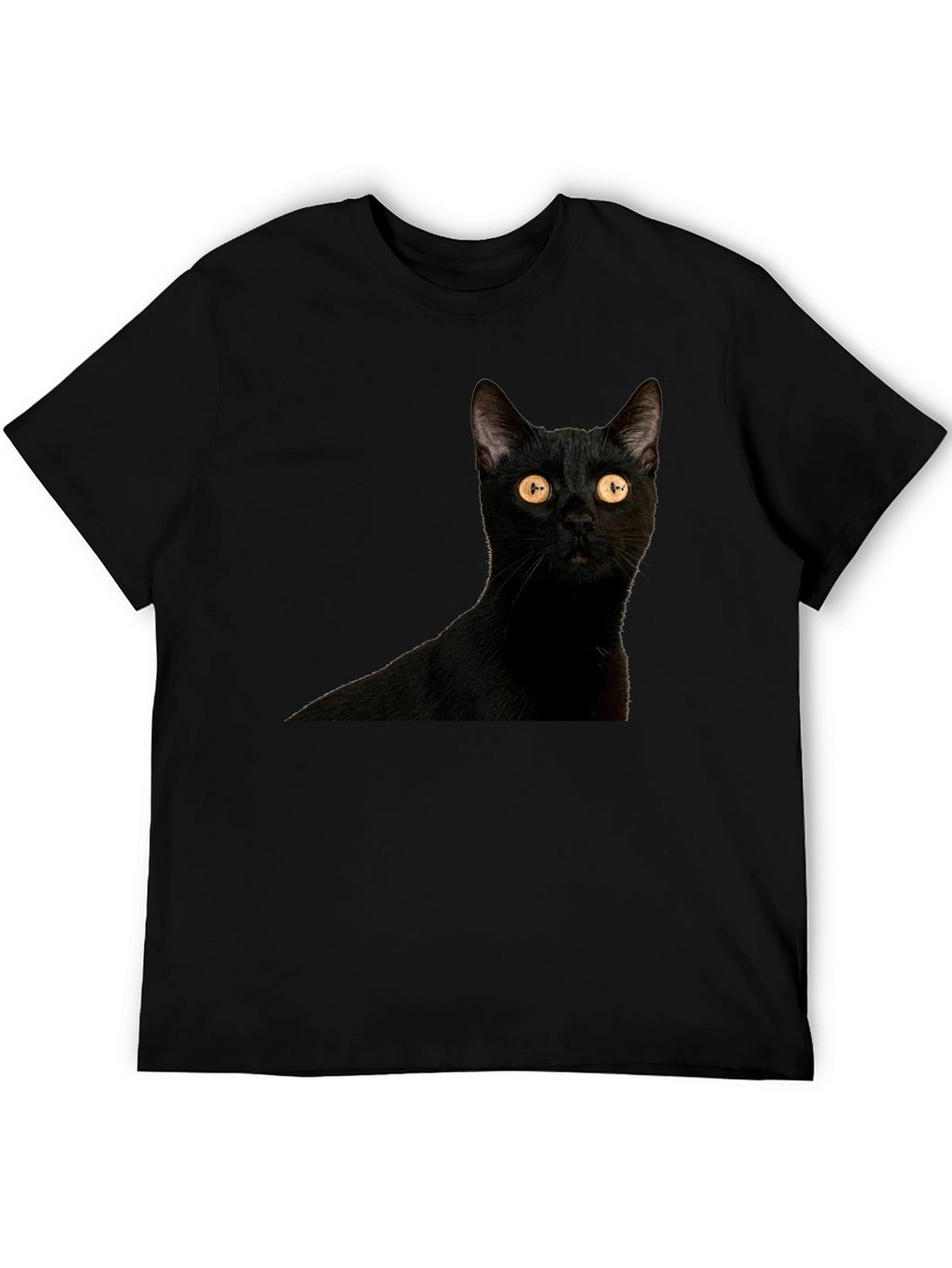 Black Cat Graphic T-Shirt - Mens Fashion Tee