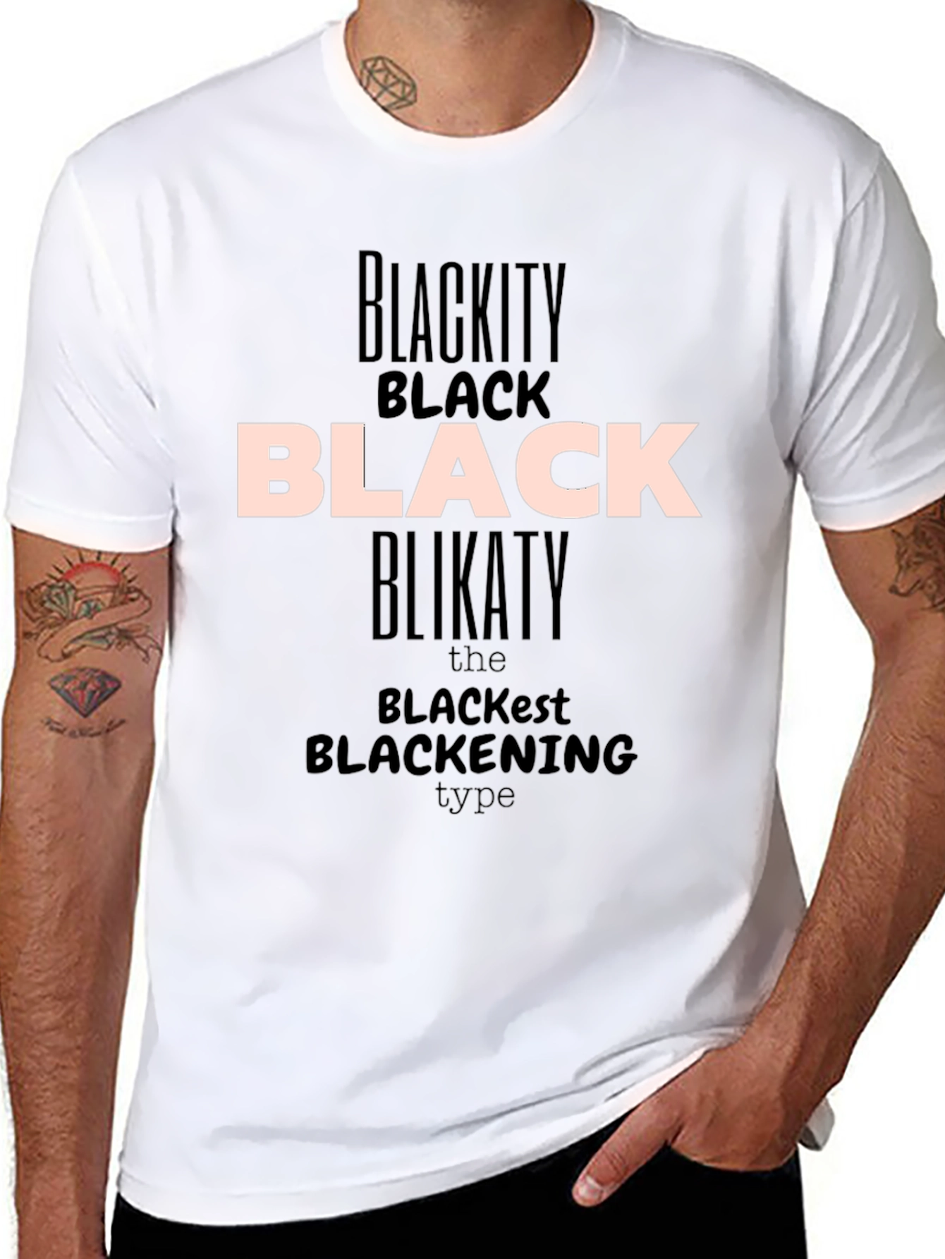 Blackity Black Black T-Shirt