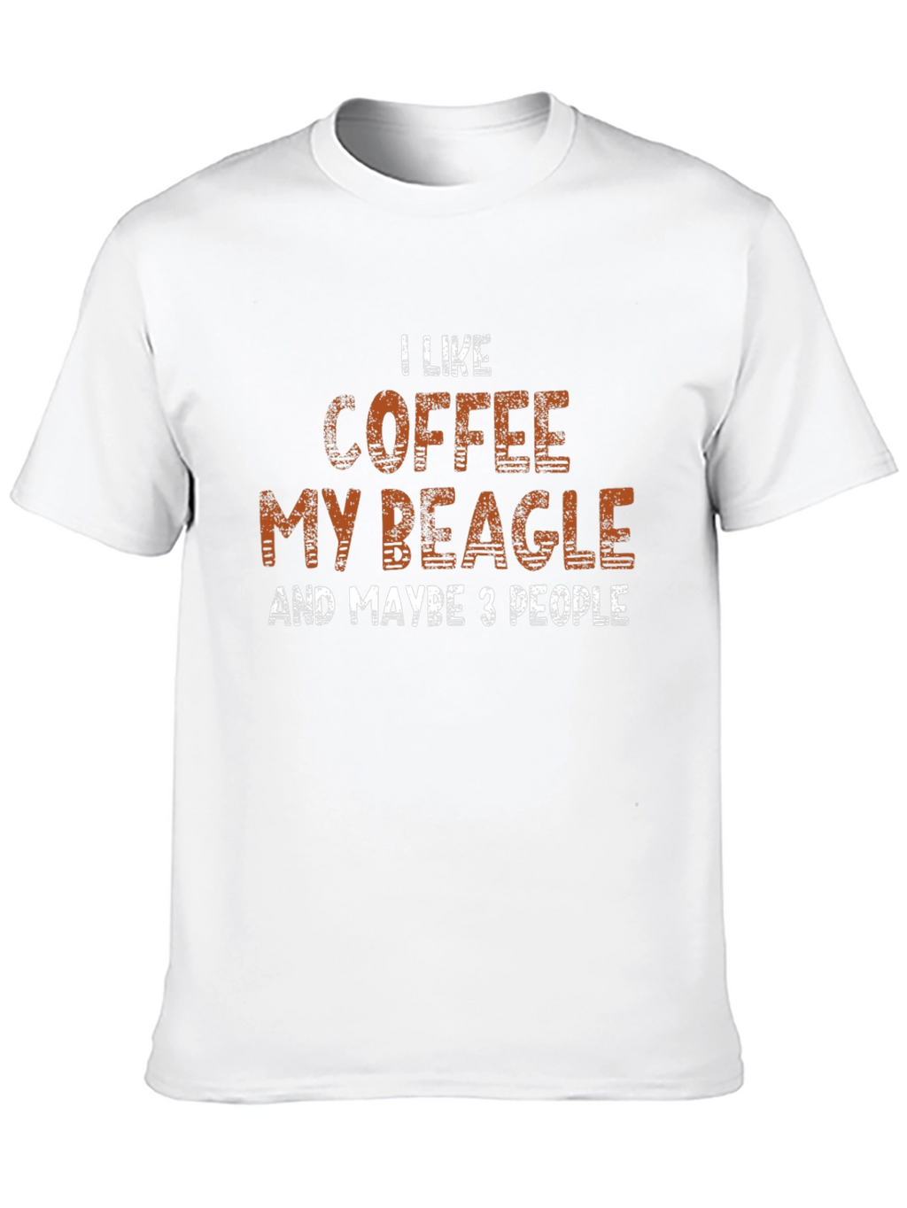 Coffee Beagle and Maybe 3 People Graphic Tee
