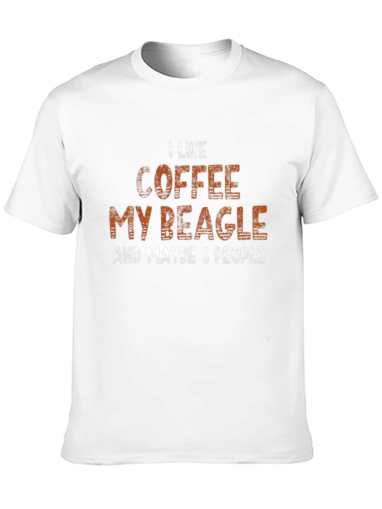 Coffee Beagle and Maybe 3 People Graphic Tee