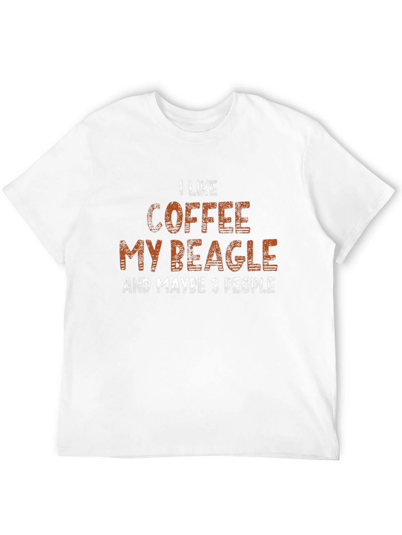 Coffee Beagle and Maybe 3 People Graphic Tee