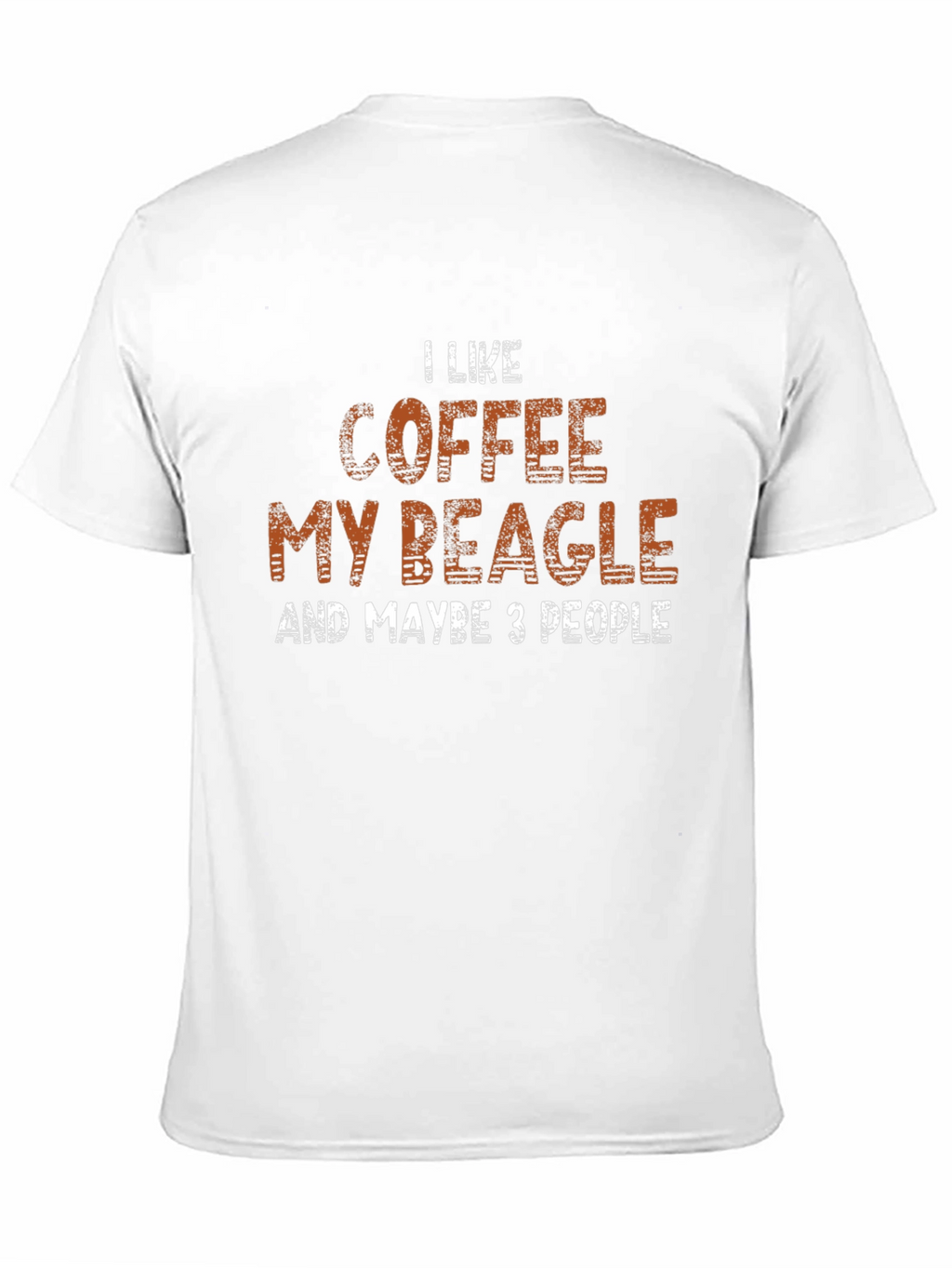 Coffee Beagle and Maybe 3 People Graphic Tee
