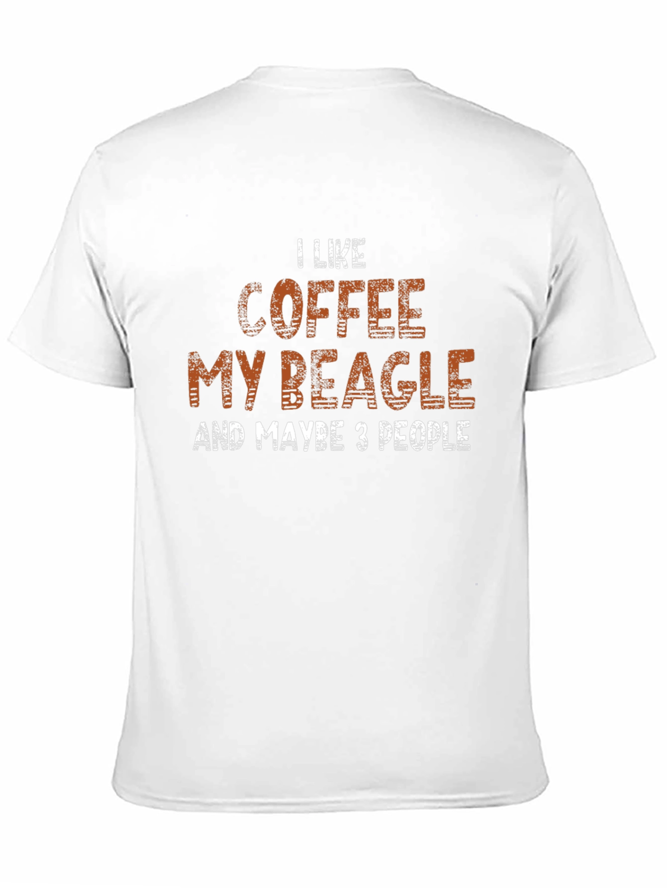 Coffee Beagle and Maybe 3 People Graphic Tee
