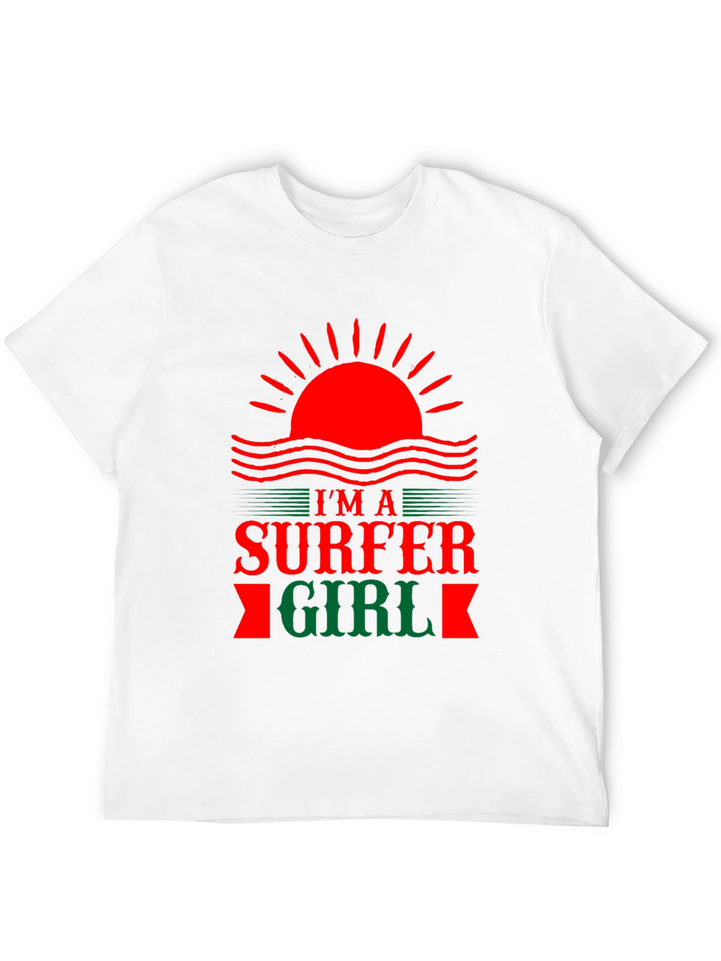 Im a Surfer Girl Black Graphic Tee