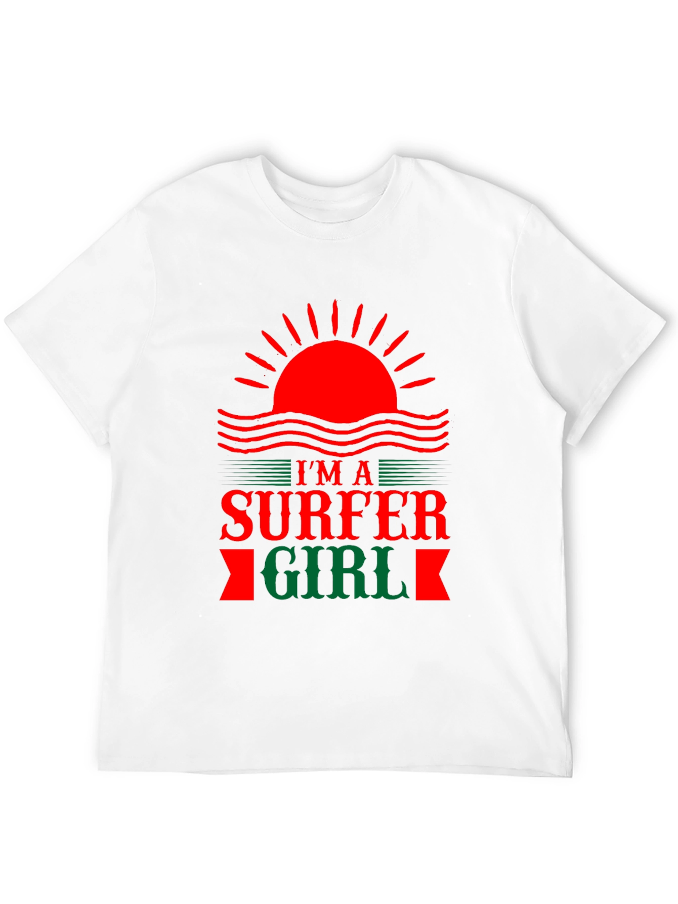 Im a Surfer Girl Black Graphic Tee