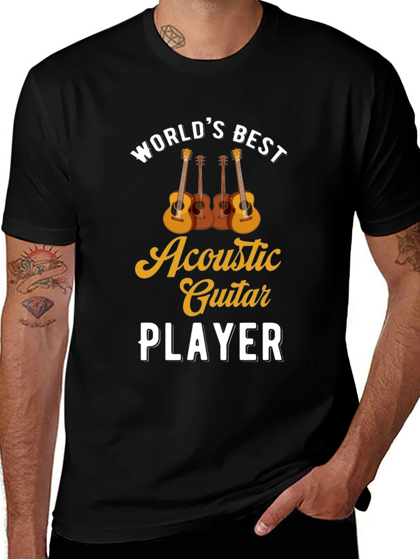 Worlds Best Acoustic Guitar Player T-Shirt