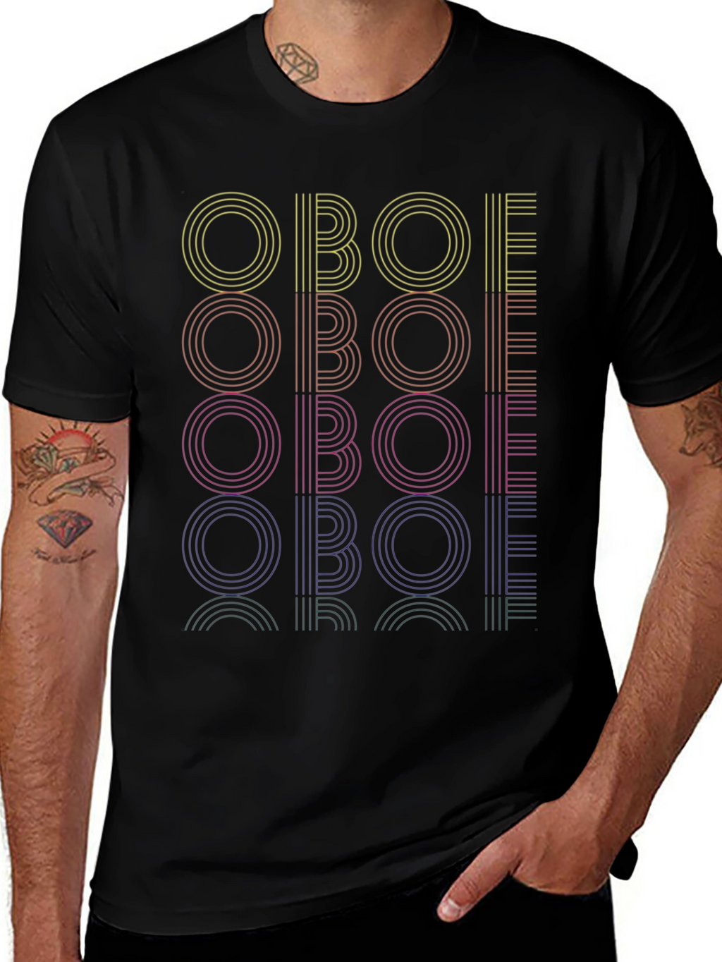 Retro OBOE Music Lover T-Shirt