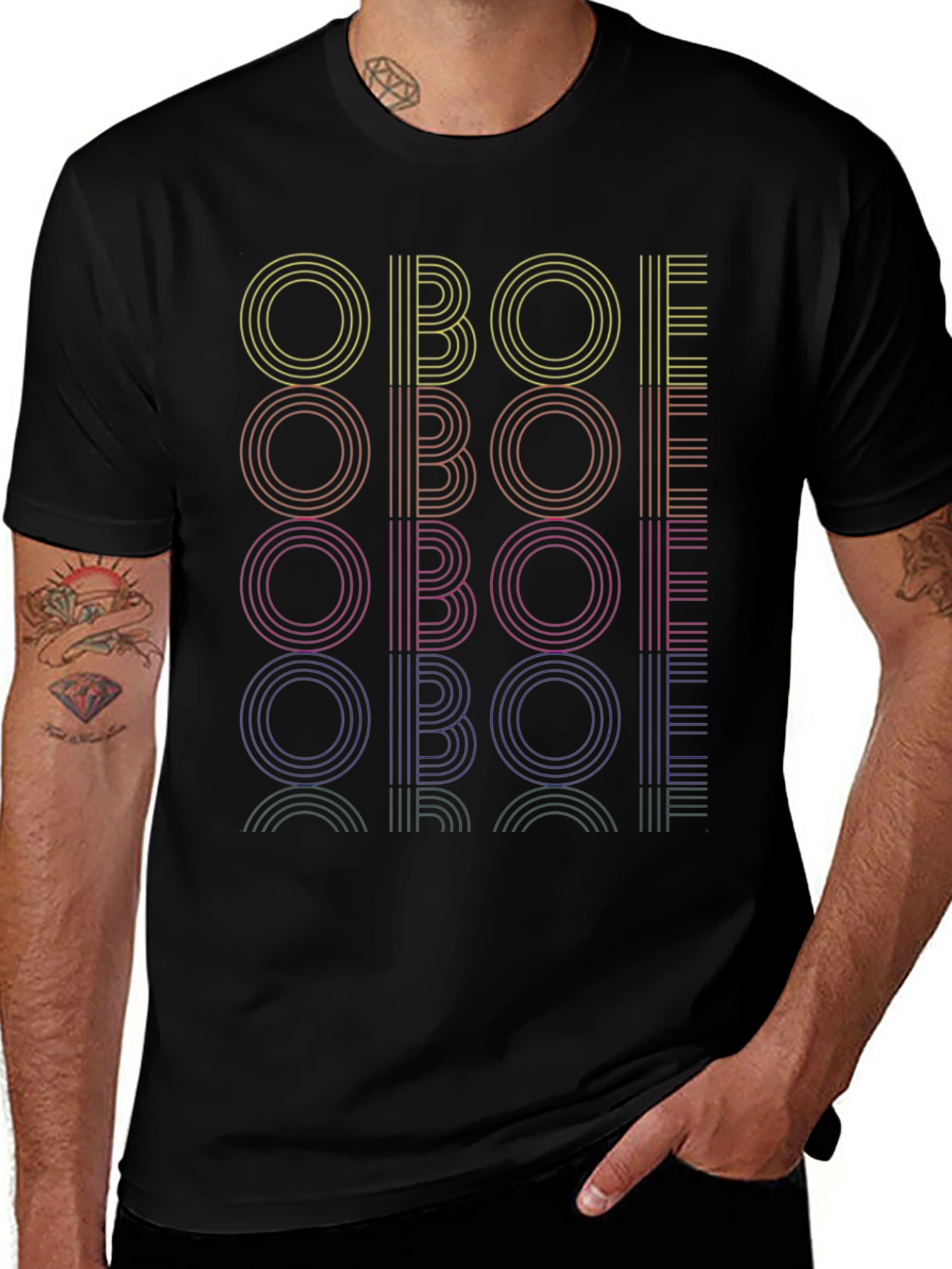 Retro OBOE Music Lover T-Shirt