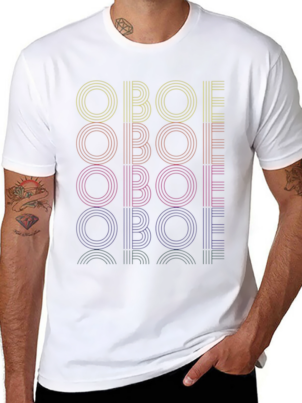 Retro OBOE Music Lover T-Shirt