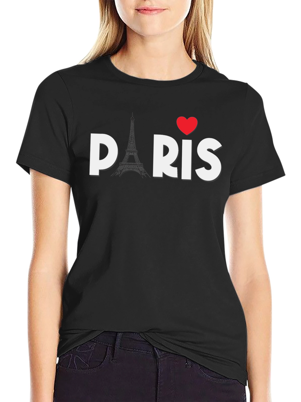 I Heart Paris Graphic Tee - Eiffel Tower T-Shirt