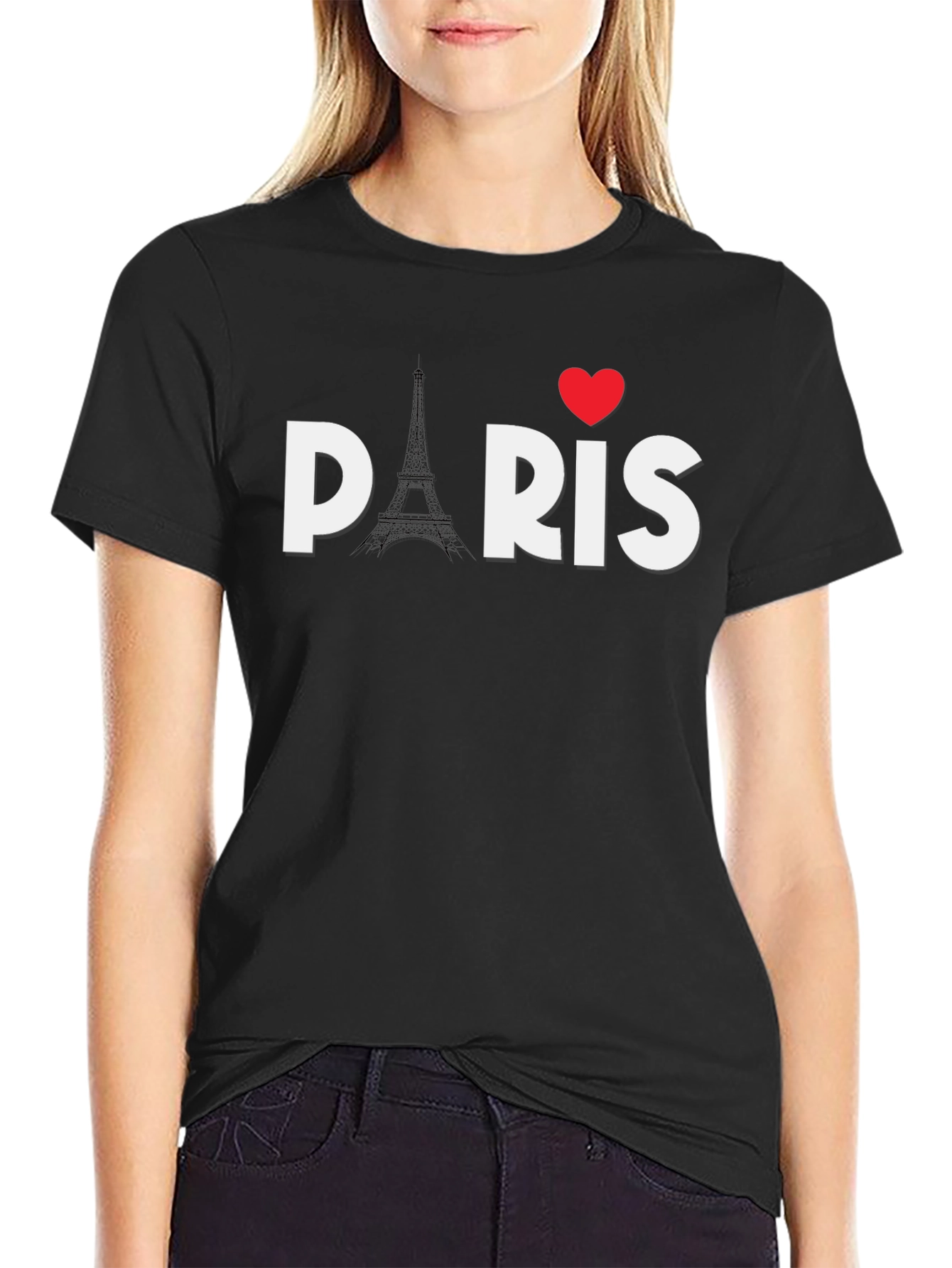 I Heart Paris Graphic Tee - Eiffel Tower T-Shirt