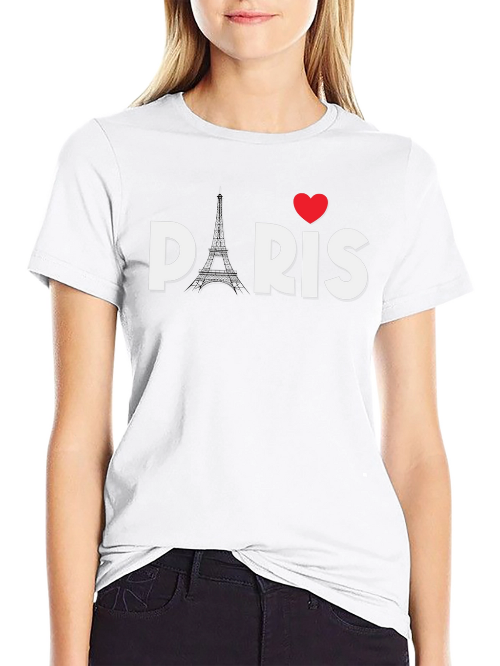 I Heart Paris Graphic Tee - Eiffel Tower T-Shirt
