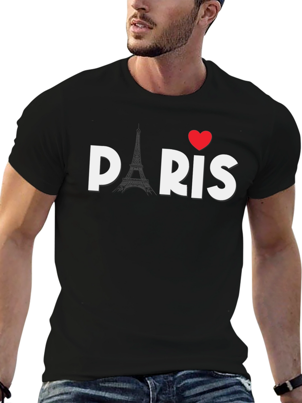 I Heart Paris Graphic Tee - Eiffel Tower T-Shirt