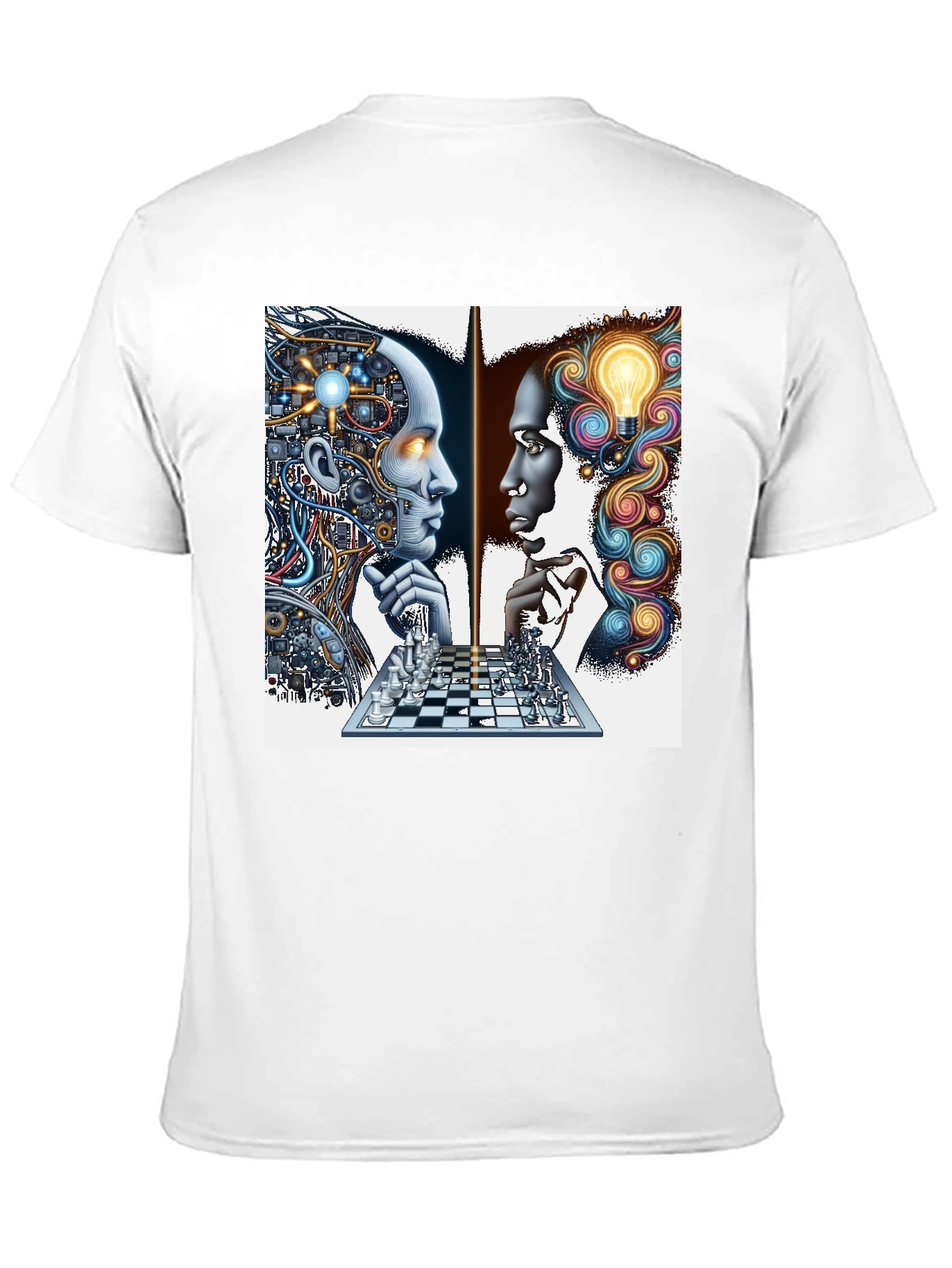 Mind vs. Machine Chess Game Tee