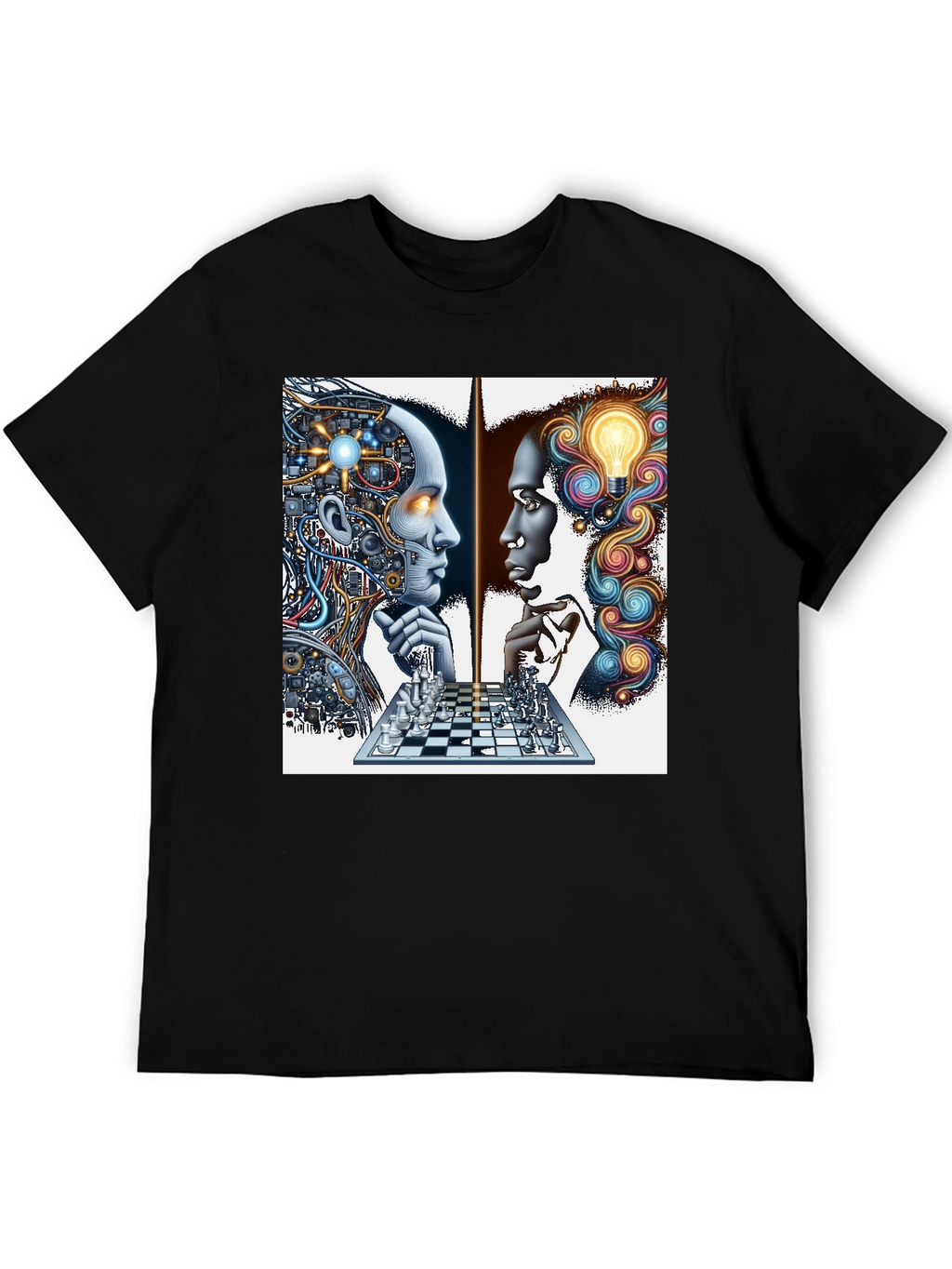 Mind vs. Machine Chess Game Tee
