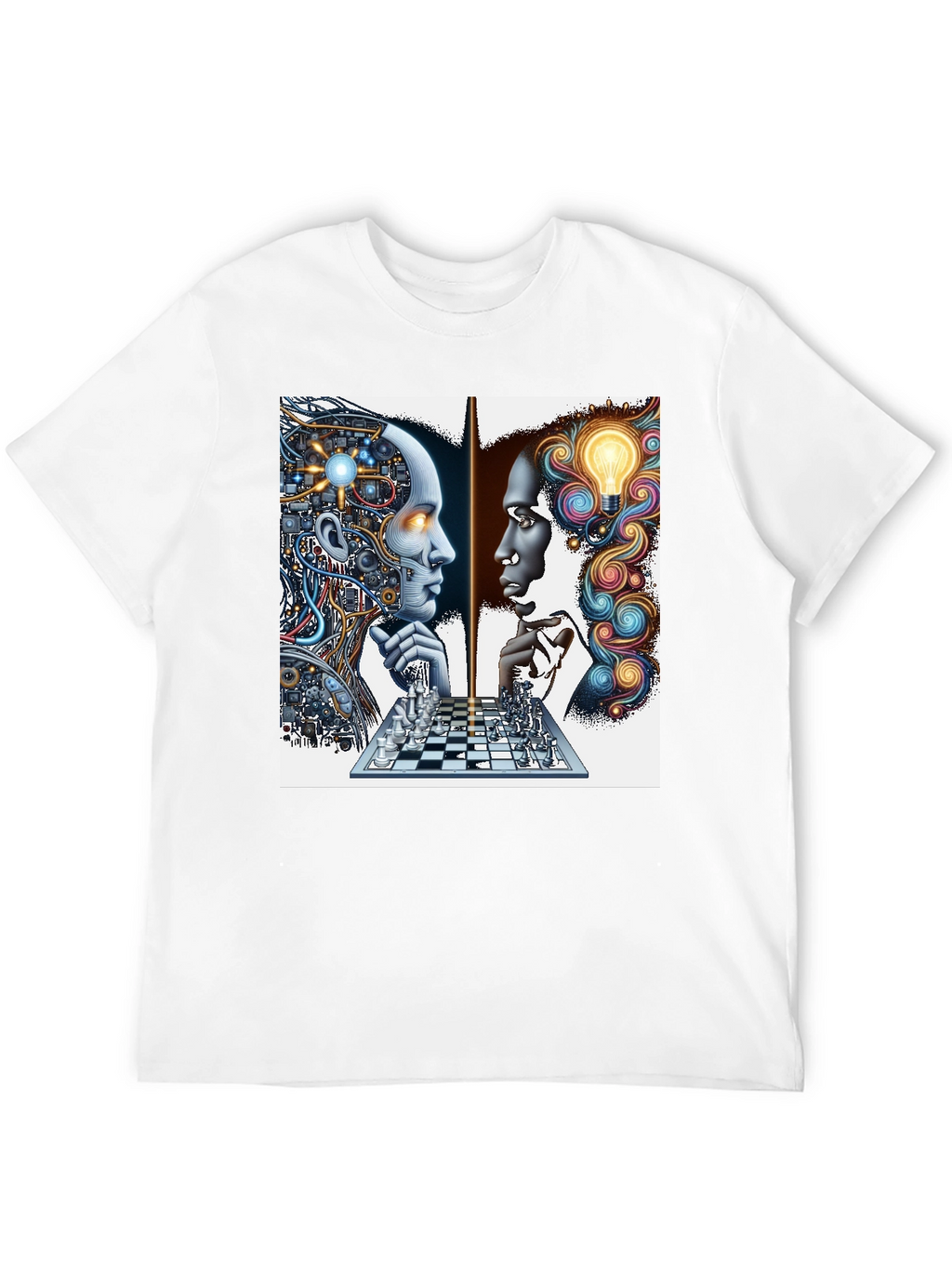 Mind vs. Machine Chess Game Tee