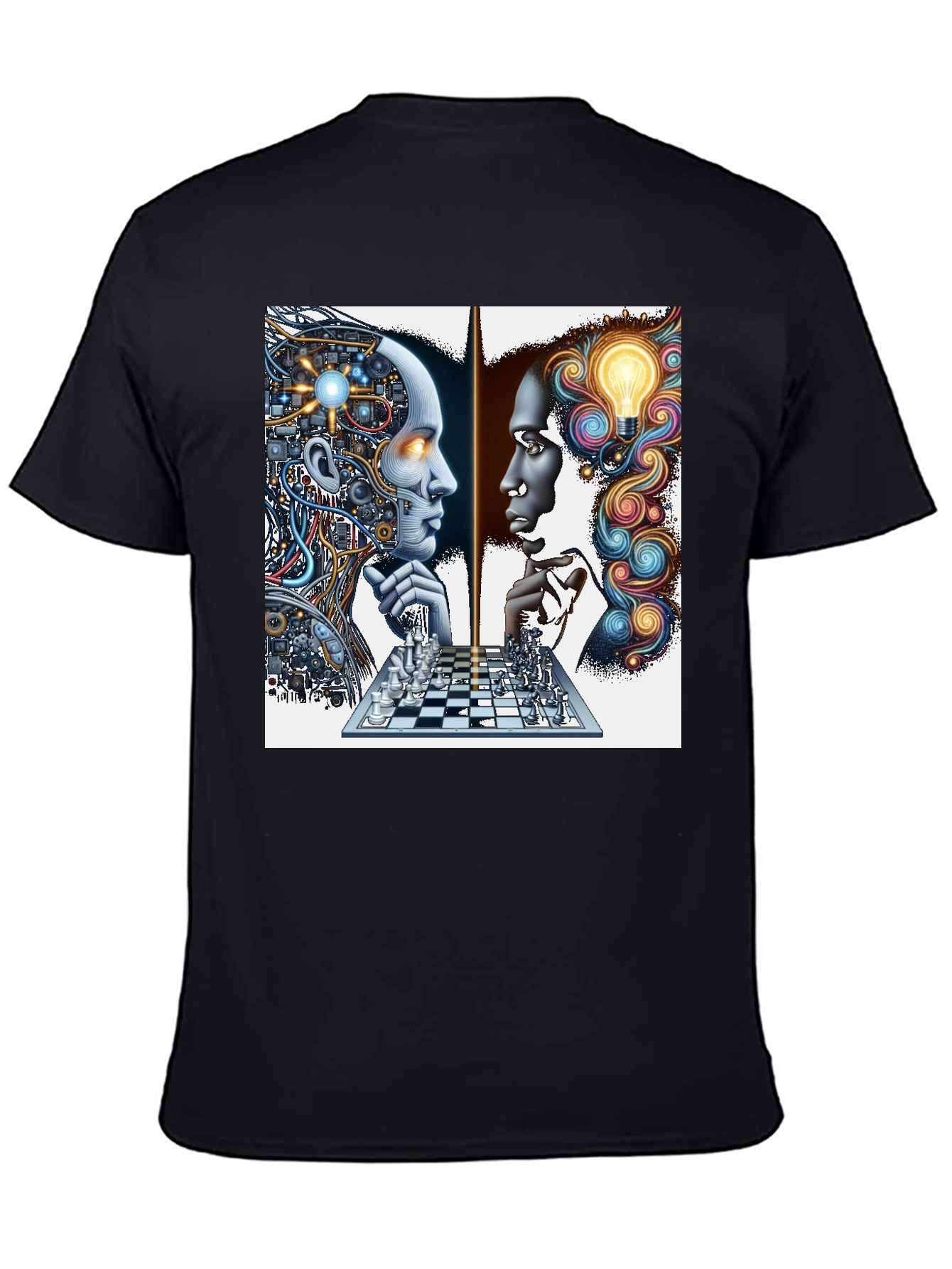 Mind vs. Machine Chess Game Tee