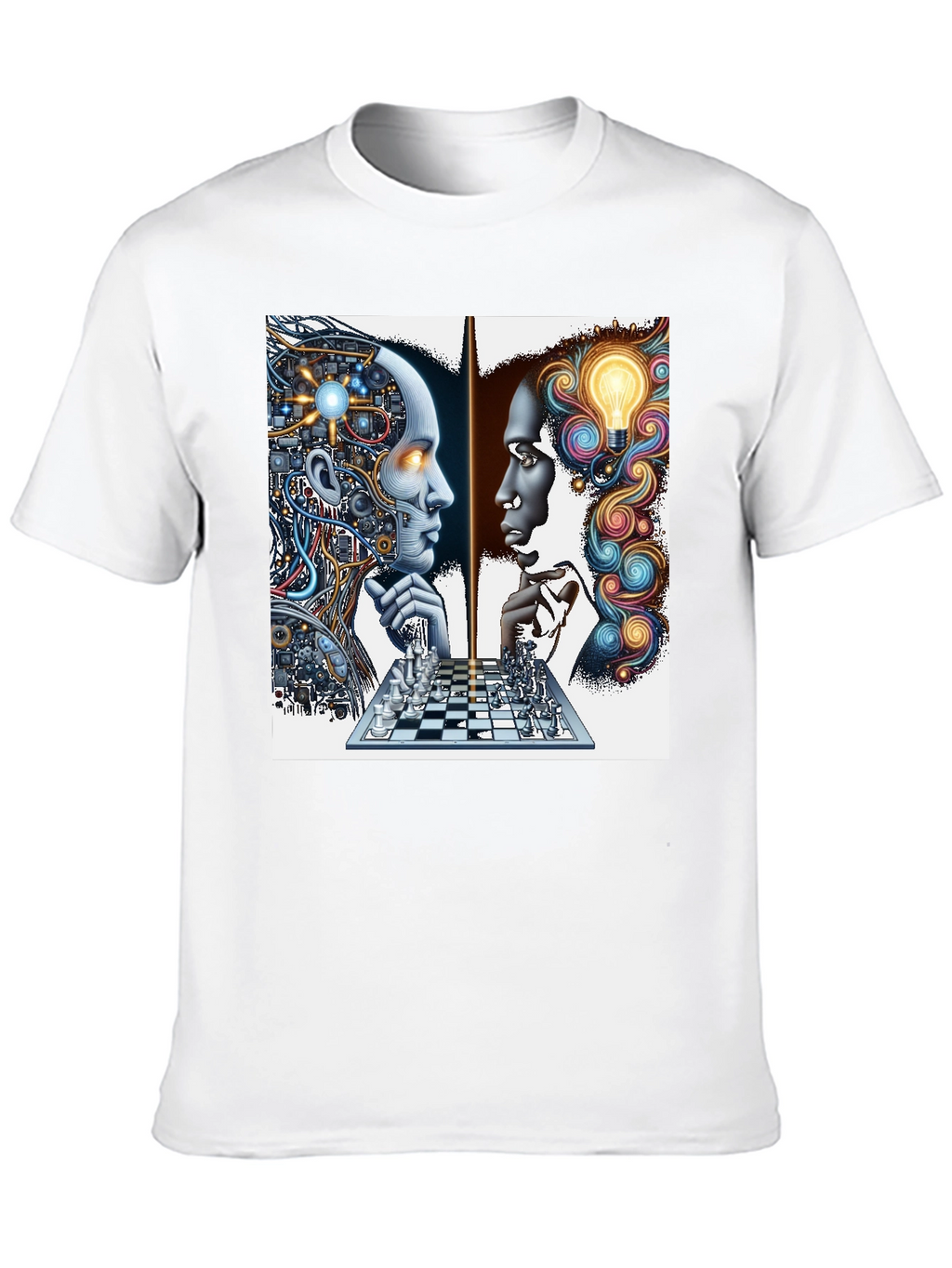 Mind vs. Machine Chess Game Tee